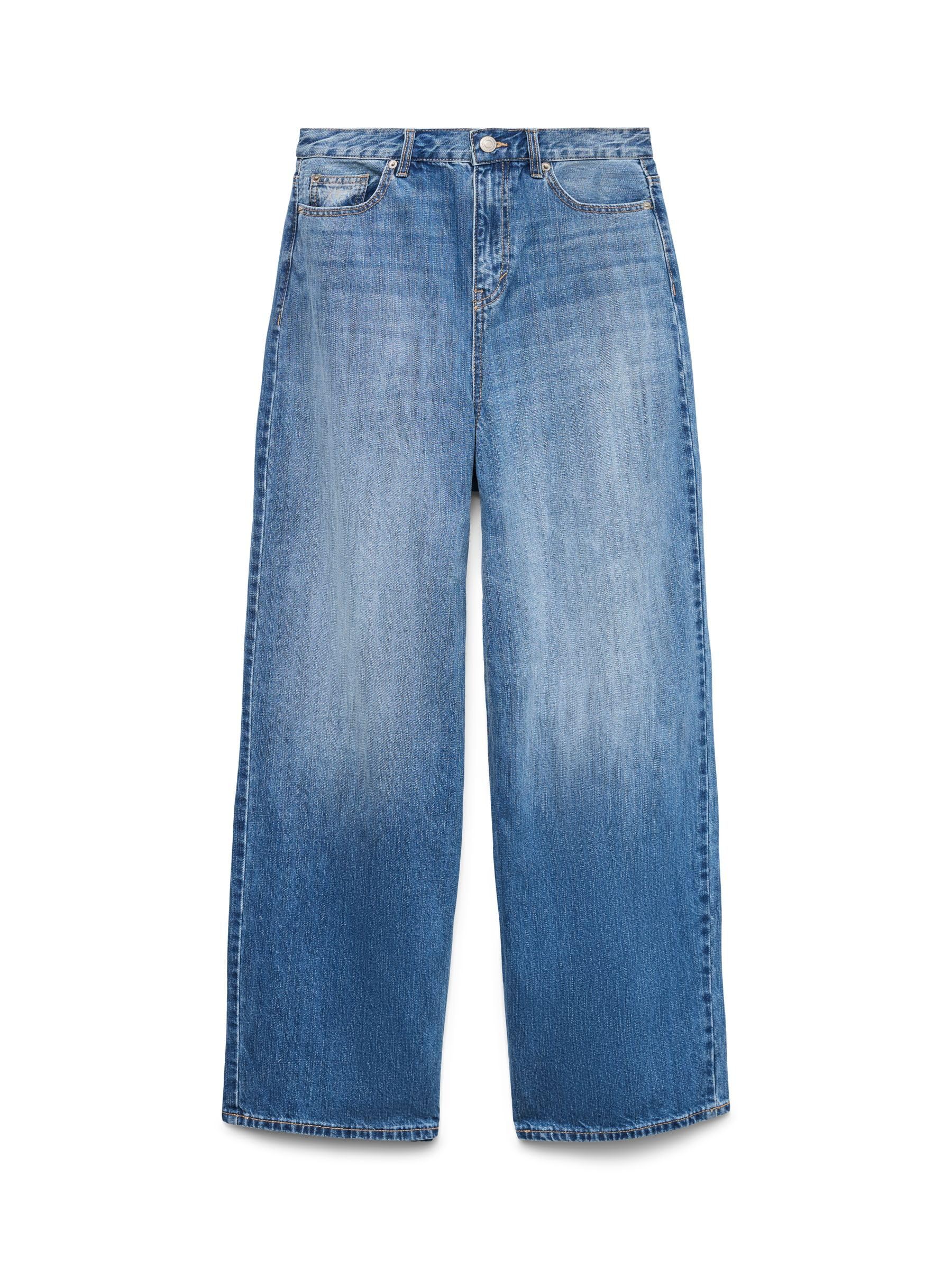 VERO MODA Female Weit geschnitten VMTAYLOR Mittlere Taille Weiter Beinschnitt Jeans