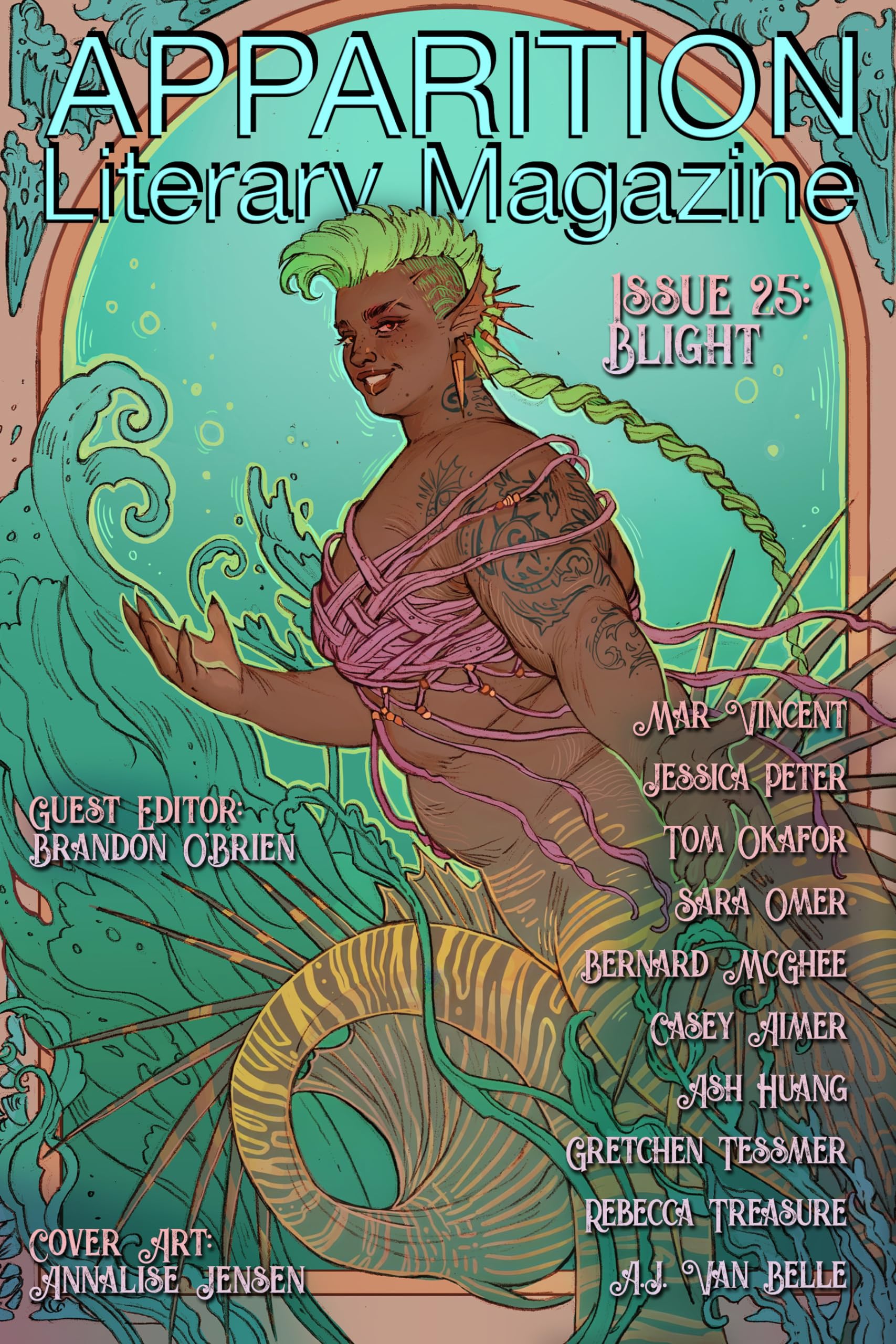 Cover of Apparition Literary Magazine, January 2024