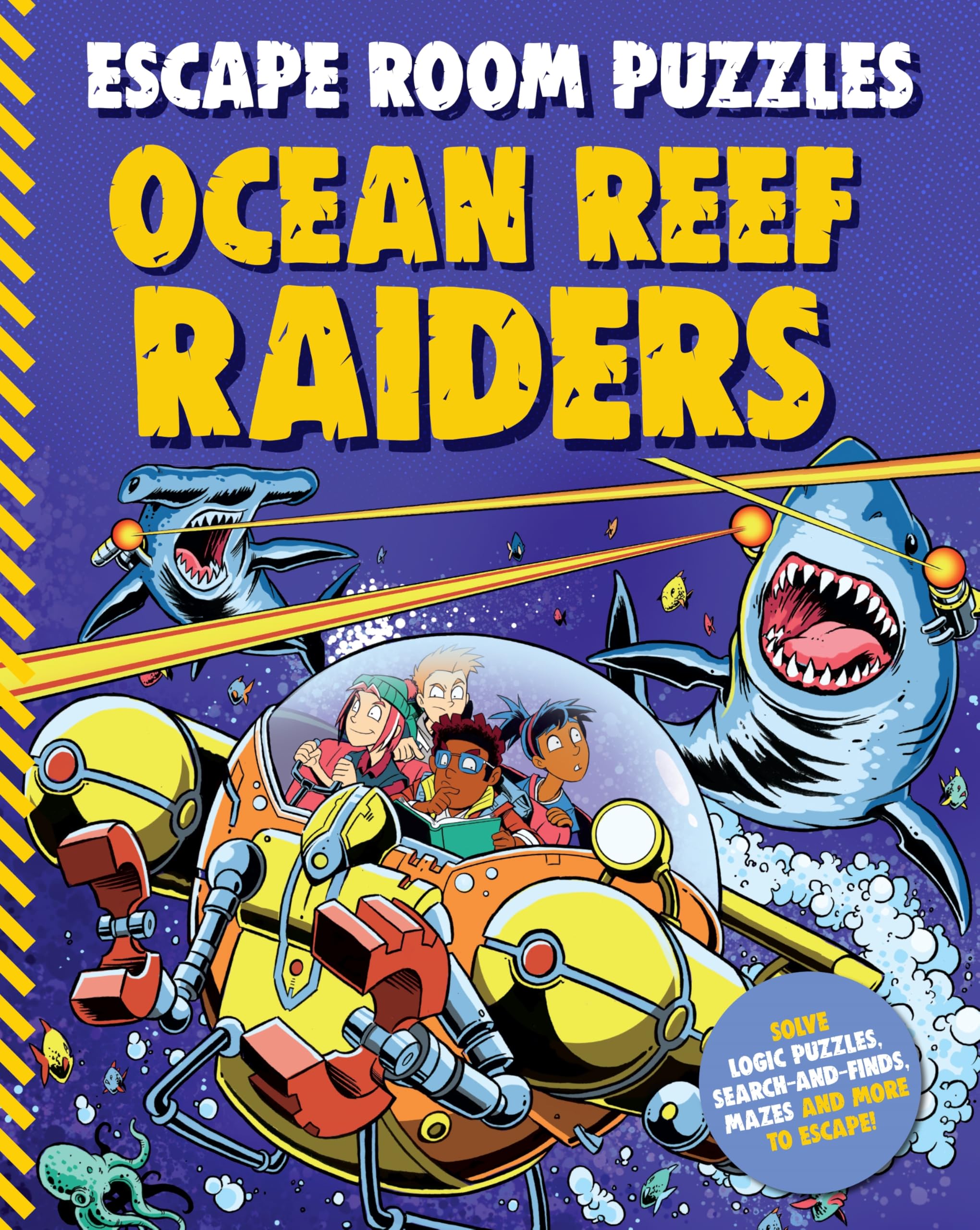 Escape Room Puzzles: Ocean Reef Raide, Kingfisher, New, Paperback