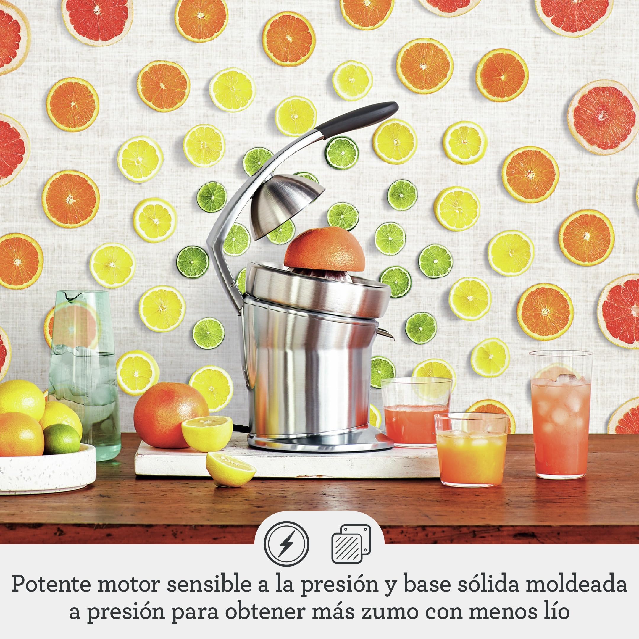 Sage Citrus Press Pro - Exprimidor de Fruta para Extraer Zumo, Aluminio