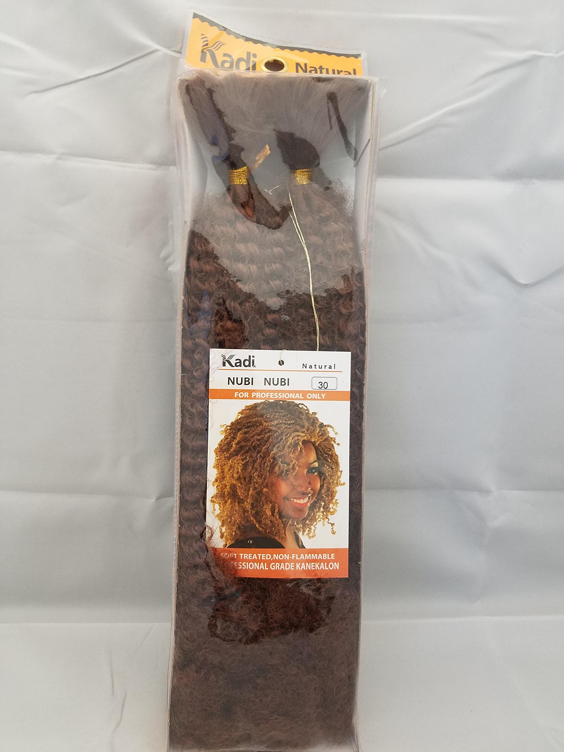 Kadi Natural Nubi Nubi Braiding Style, Hair Extension, Professional Grade (30)