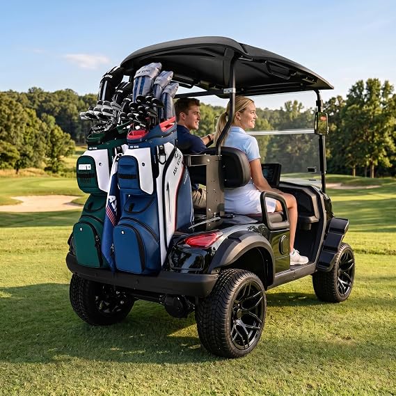 ASK ECHO Soundless-Series 15-Divider Golf Cart Bag, Grip Locking Bottom