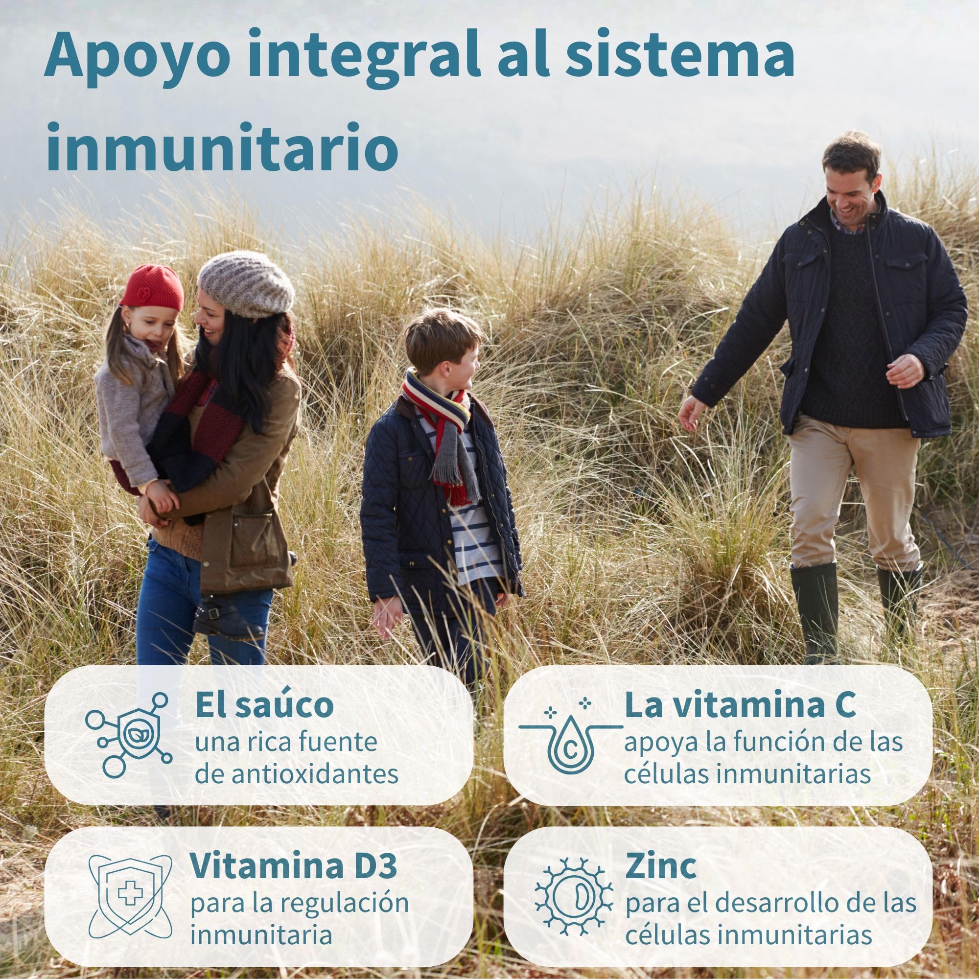 Igennus Elderberry Gummies para las Defensas Inmunitarias para Niños 4+ y Adultos, Complejo 4 en 1 con Vitamina C, Zinc y D3, Concentración 75:1, Sabor Natural, 90 Gominolas de Saúco Vegetarianas