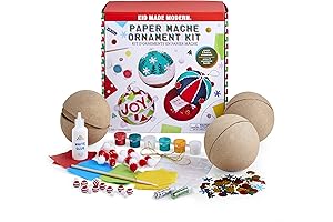 Kid Made Modern Paper Mache Ornament Kit: Unleash Your Imagination and Illustrate Your Story
