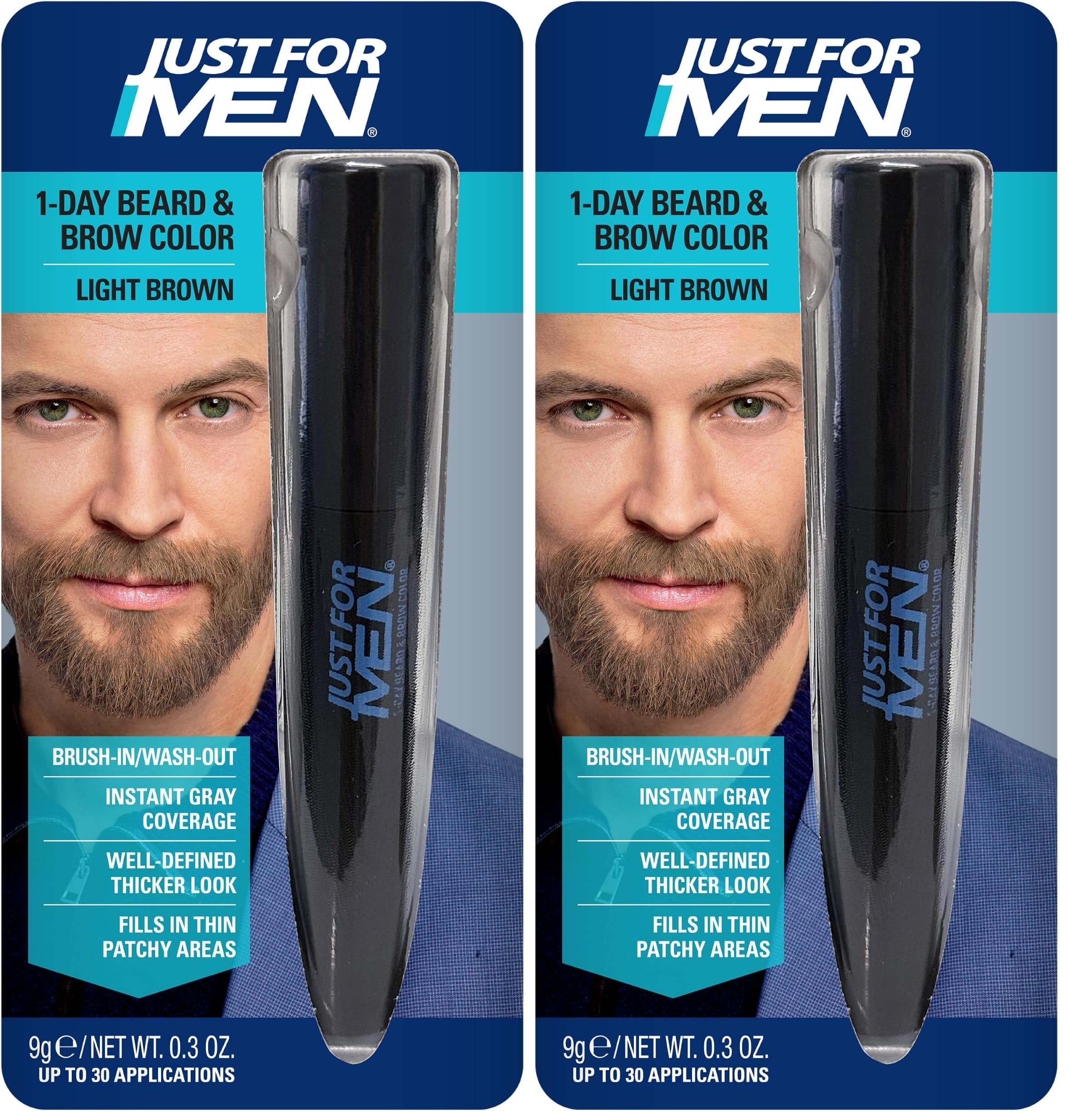 Just for Men 1-Day Beard & Brow Color Temporary Color