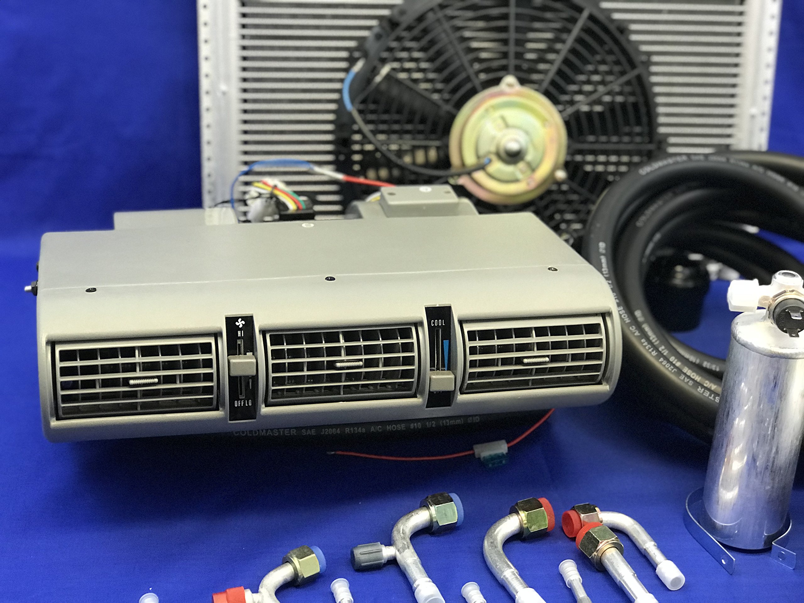 Evaporador De Aire Acondicionado Para Coche 12V - 3 Velocidades, Universal Para Salpicadero, 3640 Kcal/h