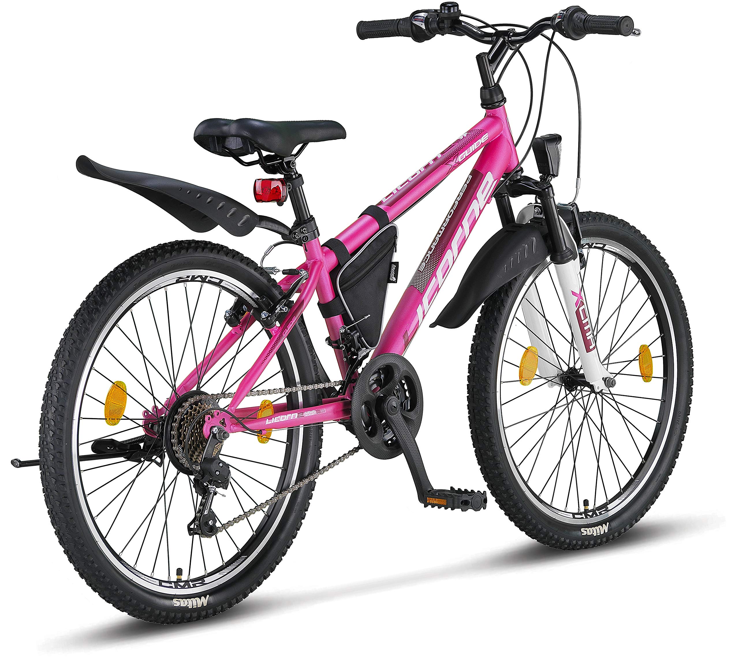 Licorne Bike Guide Vélo VTT haut de gamme avec dérailleur Shimano 21 vitesses