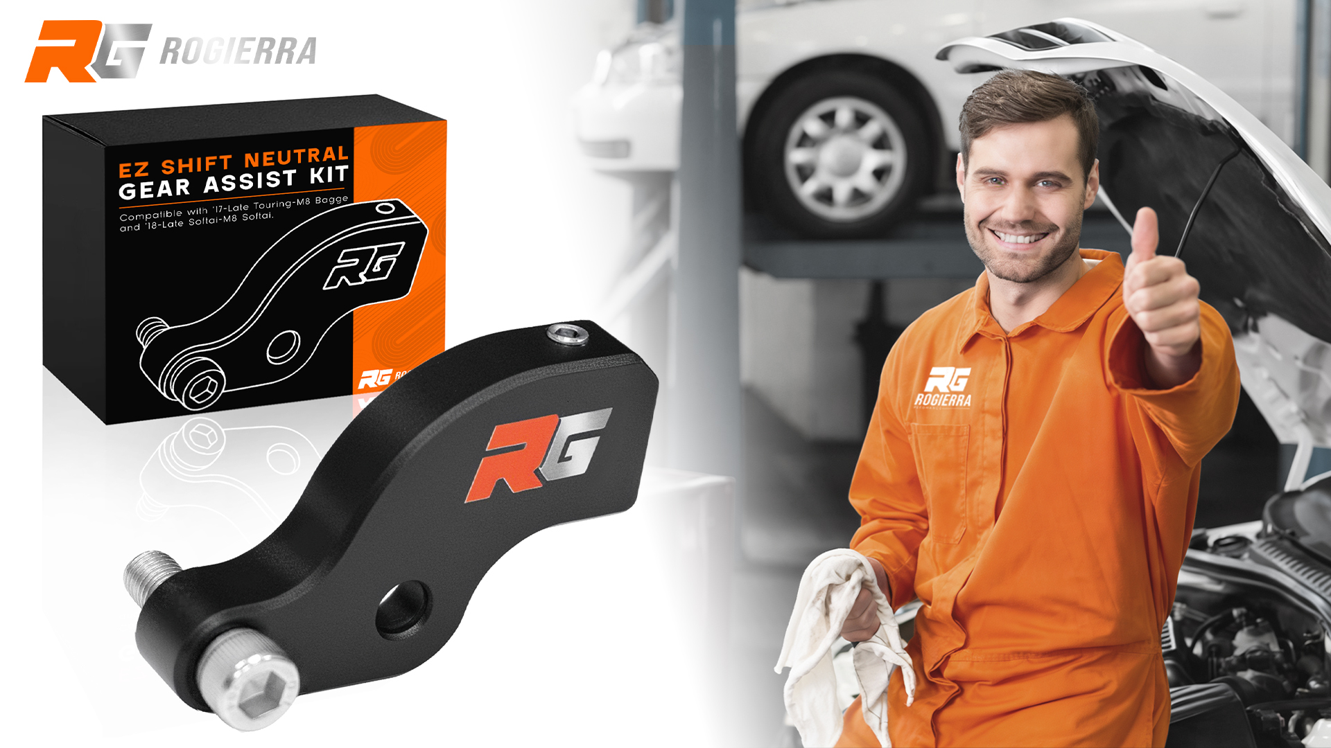 Amazon.com: Rogierra EZ Shift Neutral Gear Assist Kit for Harley