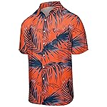 FOCO Denver Broncos NFL Mens Hawaiian Button Up Shirt - XXL