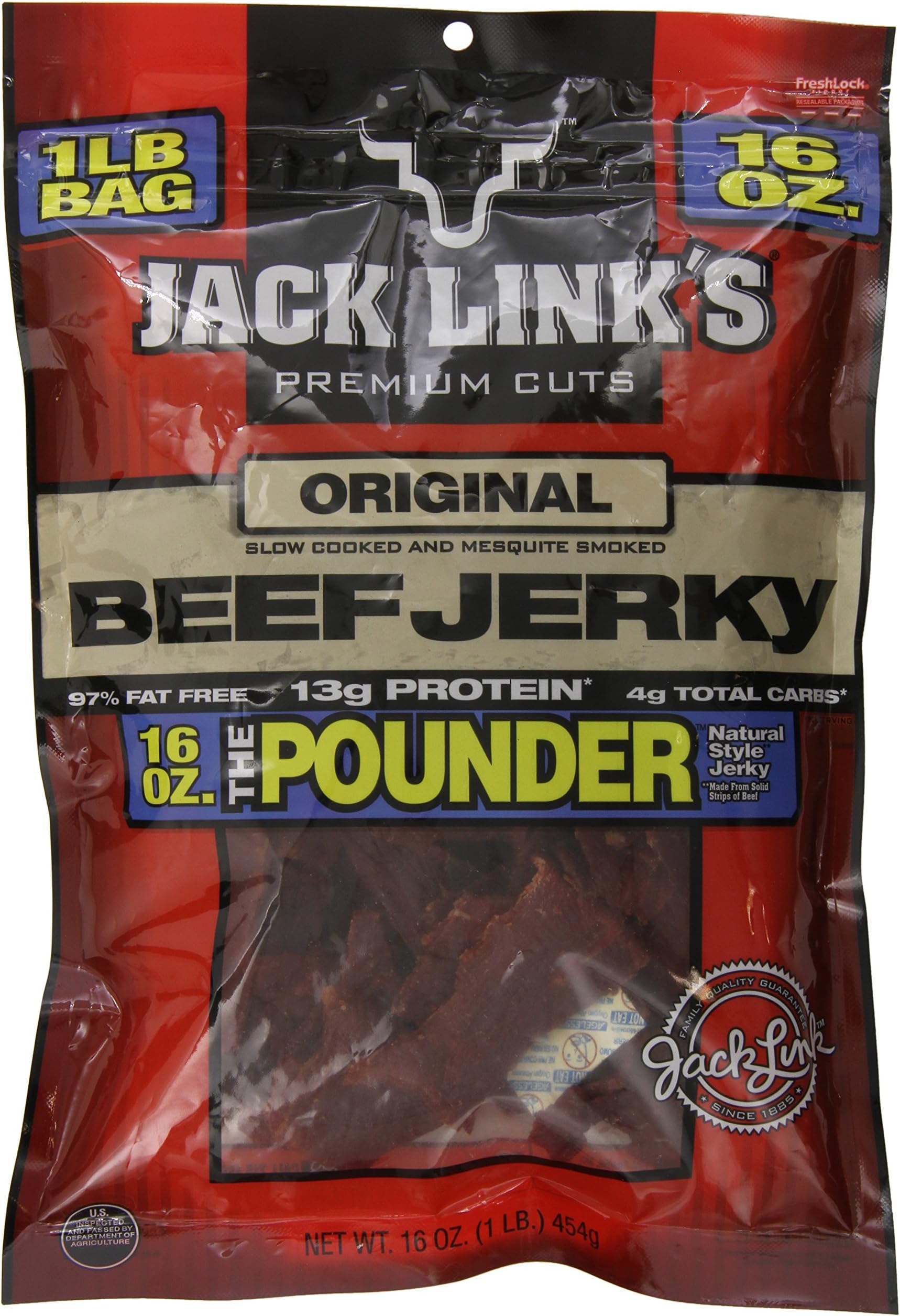 Jack Links Jerky, Original, 16 Ounce