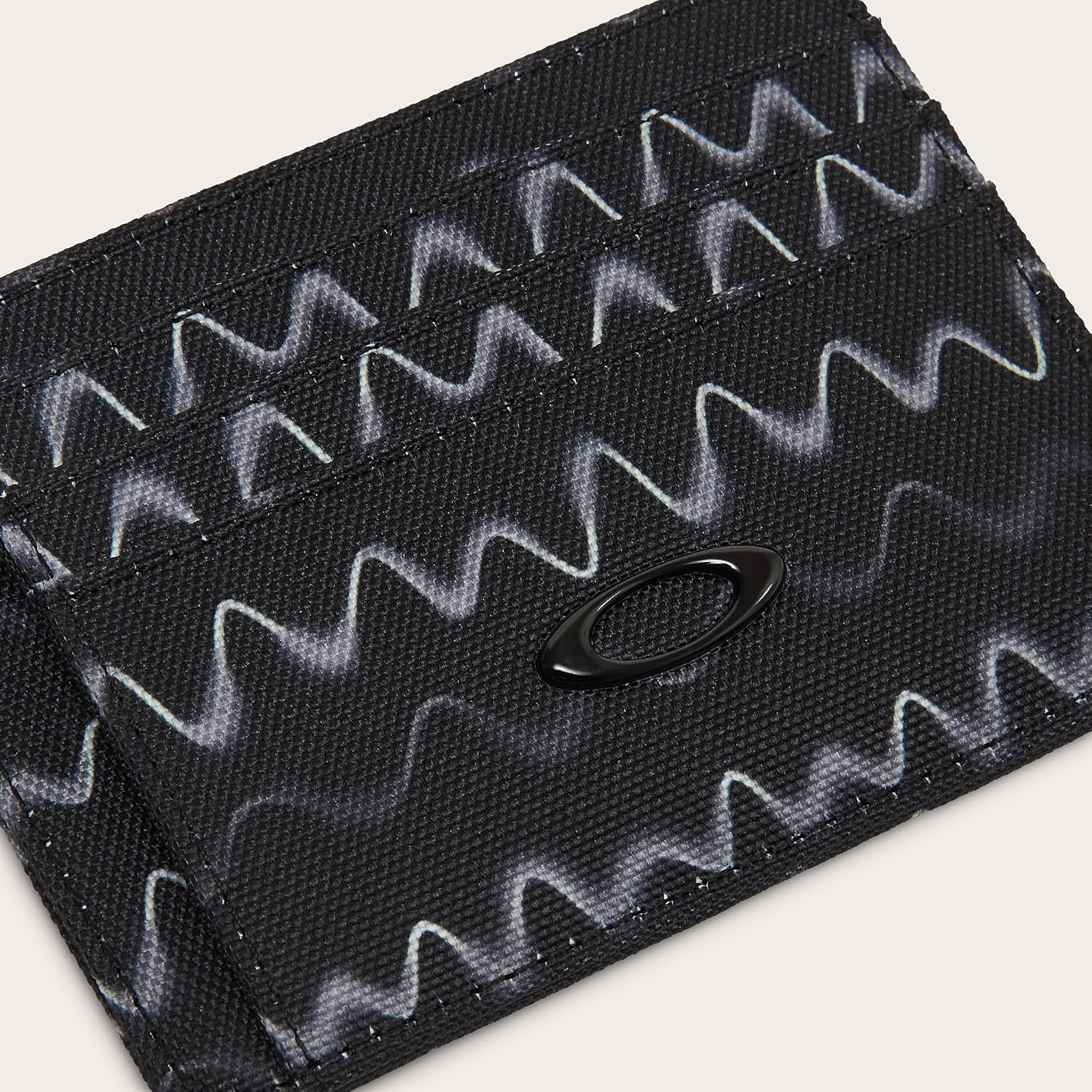 Oakley Ellipse Card Wallet, Vanish Lines Black, One Size