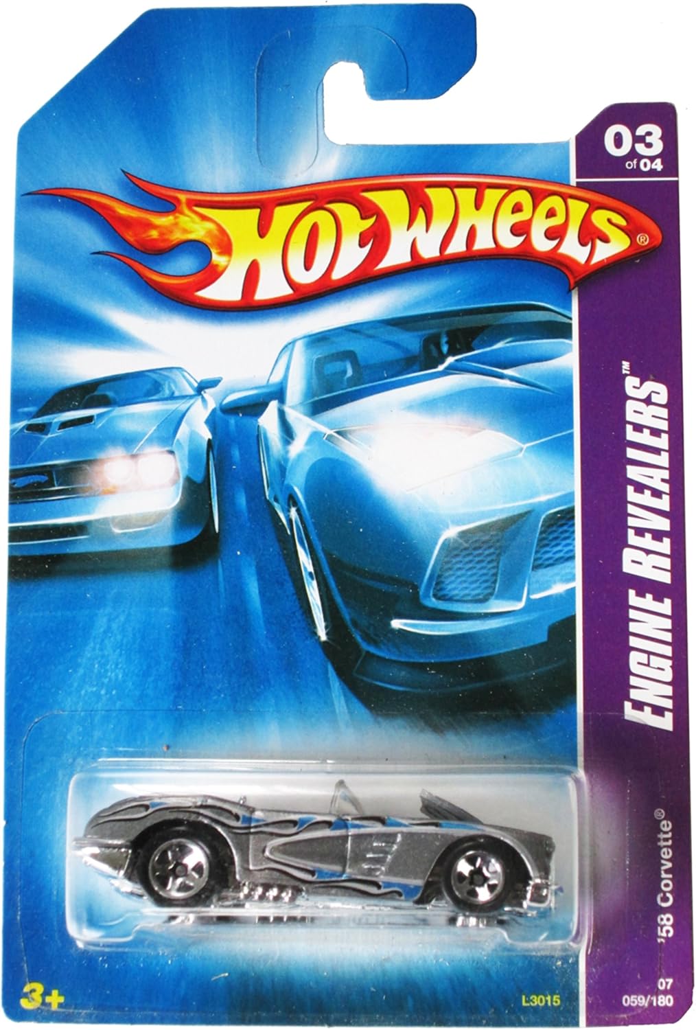 Hot Wheels Engine Revealers 03 of 04 '58 Corvette 059/180