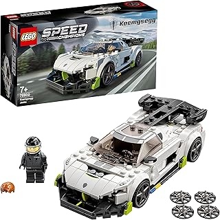 Zestaw konstrukcyjny LEGO® Speed Champions 76900 Koenigsegg Jesko — najlepsza zabawkowa replika samochodu dla dzieci (280 elementów)