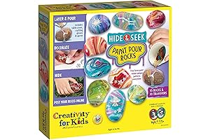 Faber-Castell Hide & Seek Paint Pour Rocks Kit