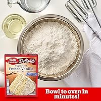 Vista 5 de Betty Crocker Delights Mezcla de pastel de vainilla francesa súper húmeda, 13.25 onzas