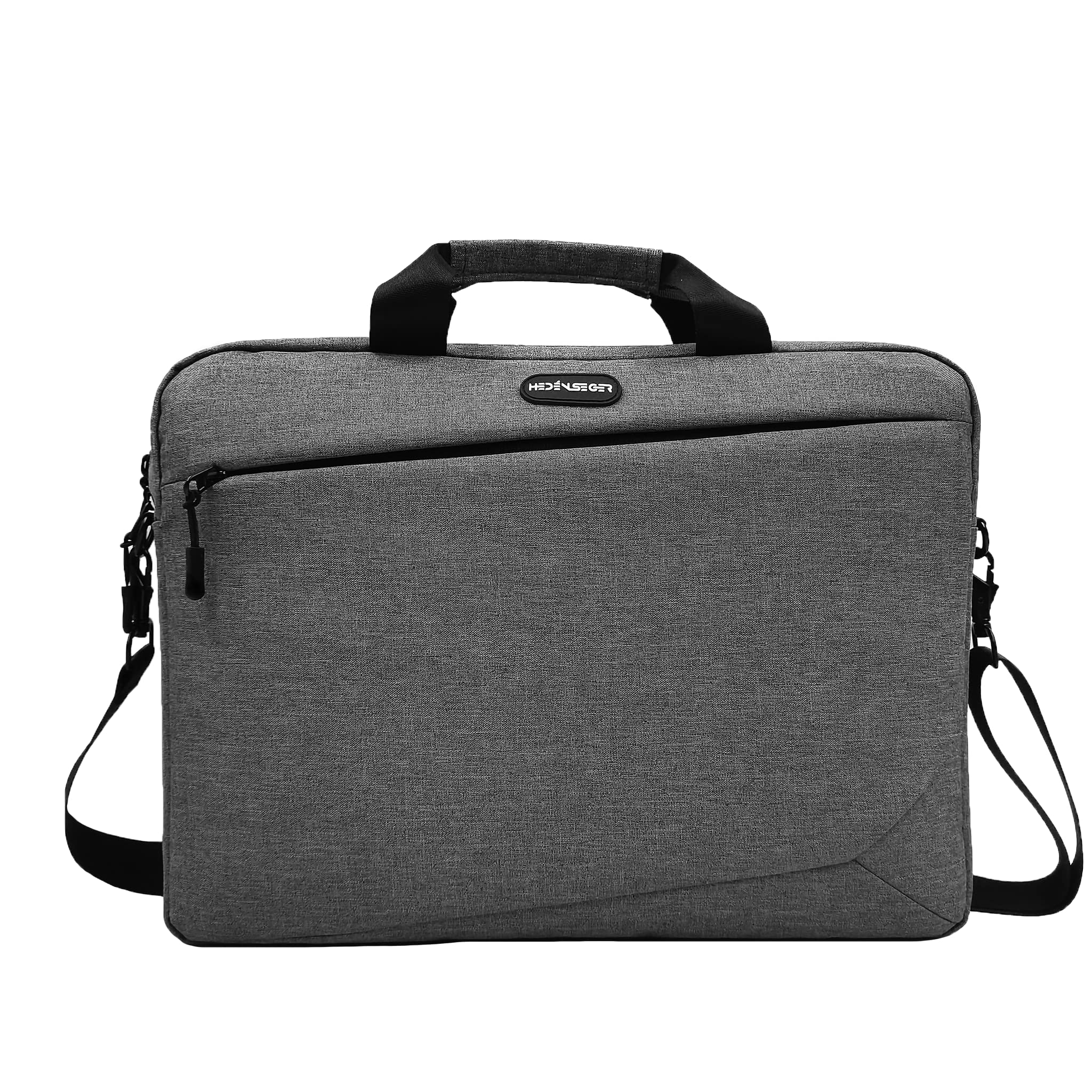 Laptop Bag Shoulder Sleeve - (15.6in - 40cm) - Waterproof, Scratchproof, and Wear-Resistant - Front & Back Pockets - Full EPE Padded Shockproof Protection