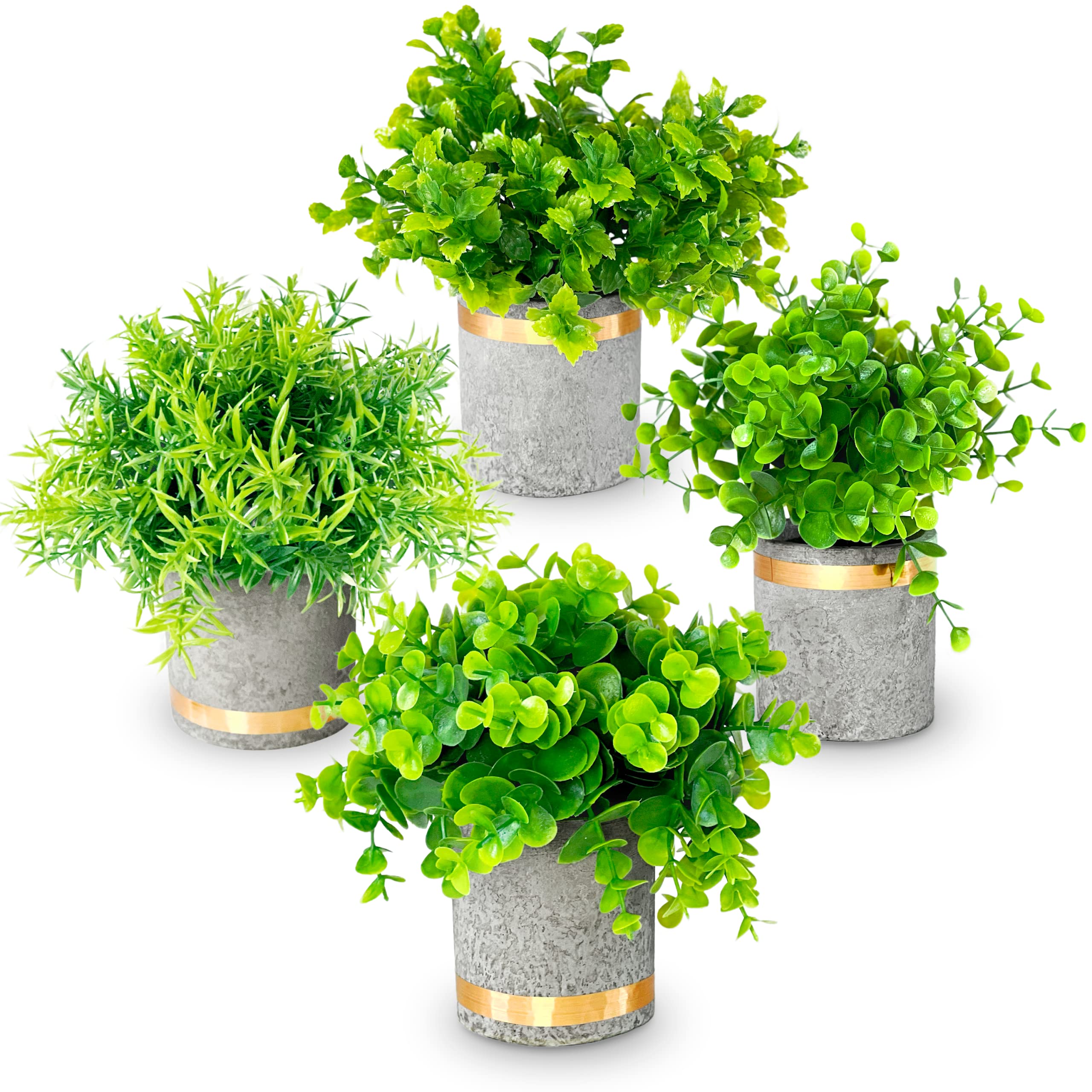 AT ALPHA TULIP Fake Plants for Home Business or Office Decor Faux