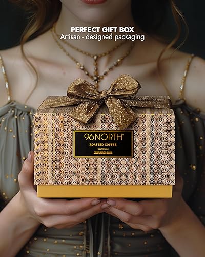 Miniatura 6 de 96NORTH Vela de soja de café de lujo  Vela grande en tarro de 3 mechas  Hasta 40 horas de tiempo de combustión  Cera de soja 100% natural  Regalo de