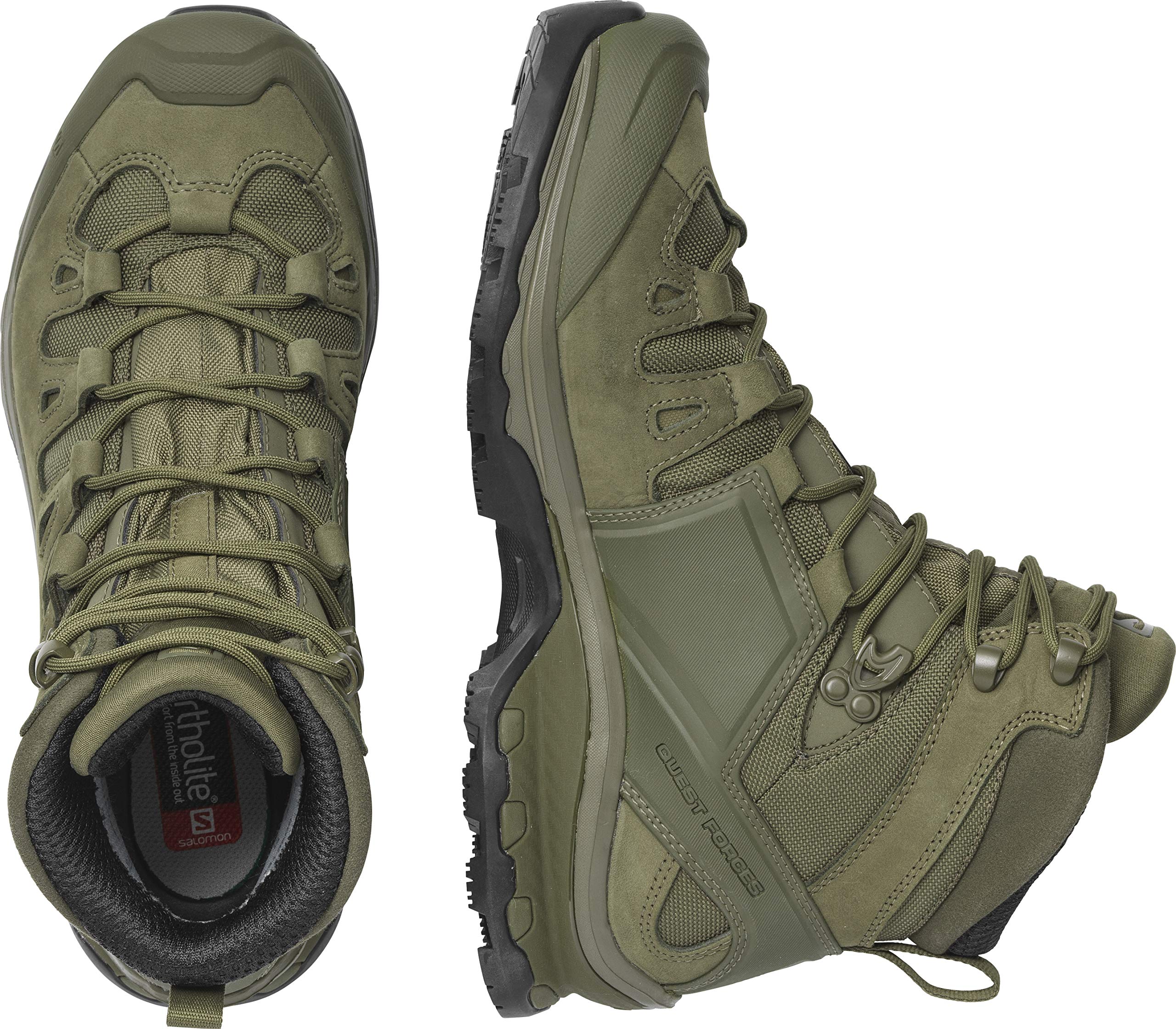 Salomon quest 4d gtx 27.5㎝　レンジャーグリーン Salomon Tênis tático Forces Quest 4D GTX 2 EN, Ranger verde, 13