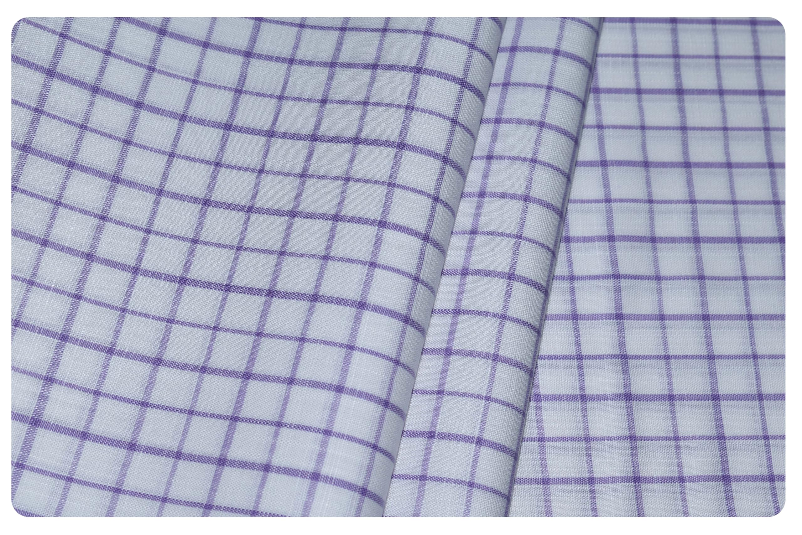arvind Men's Pure Cotton Checkered Unstitched Shirt Fabric (GA29Z1, Free Size)-picture-24