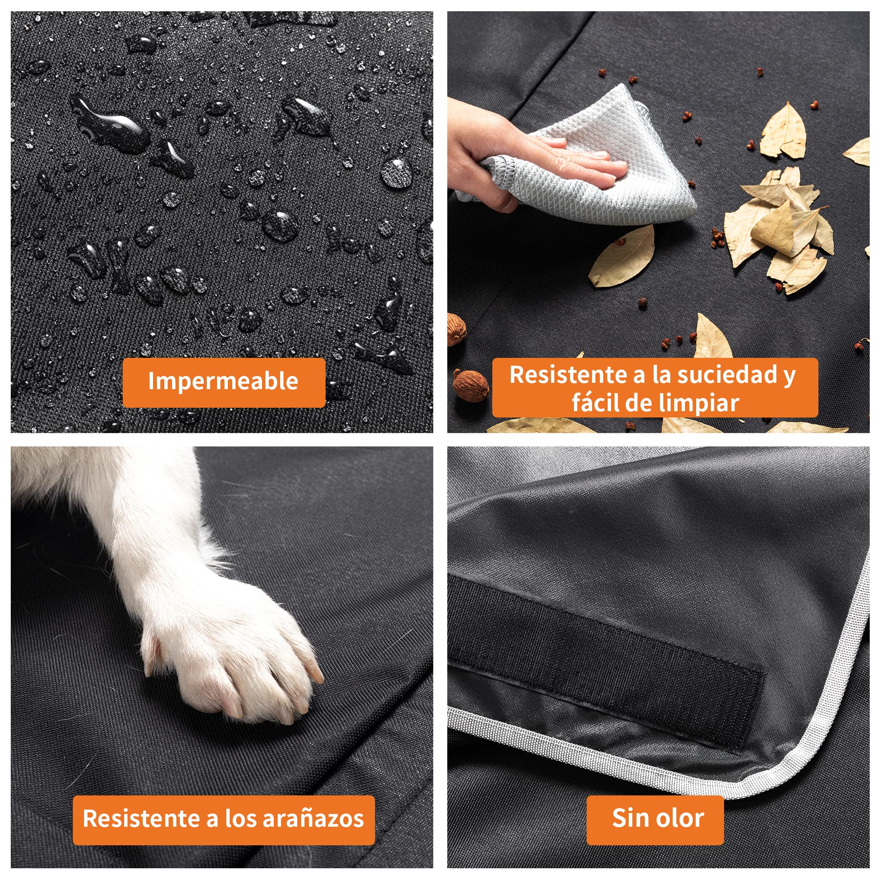 Toozey Protector para Maletero de Perro – Manta para Perros Ultraligera y Ahorra Espacio, Ajuste Universal, Impermeable, Resistente a desgarros, con protección Lateral y Bolsillos Gigantes
