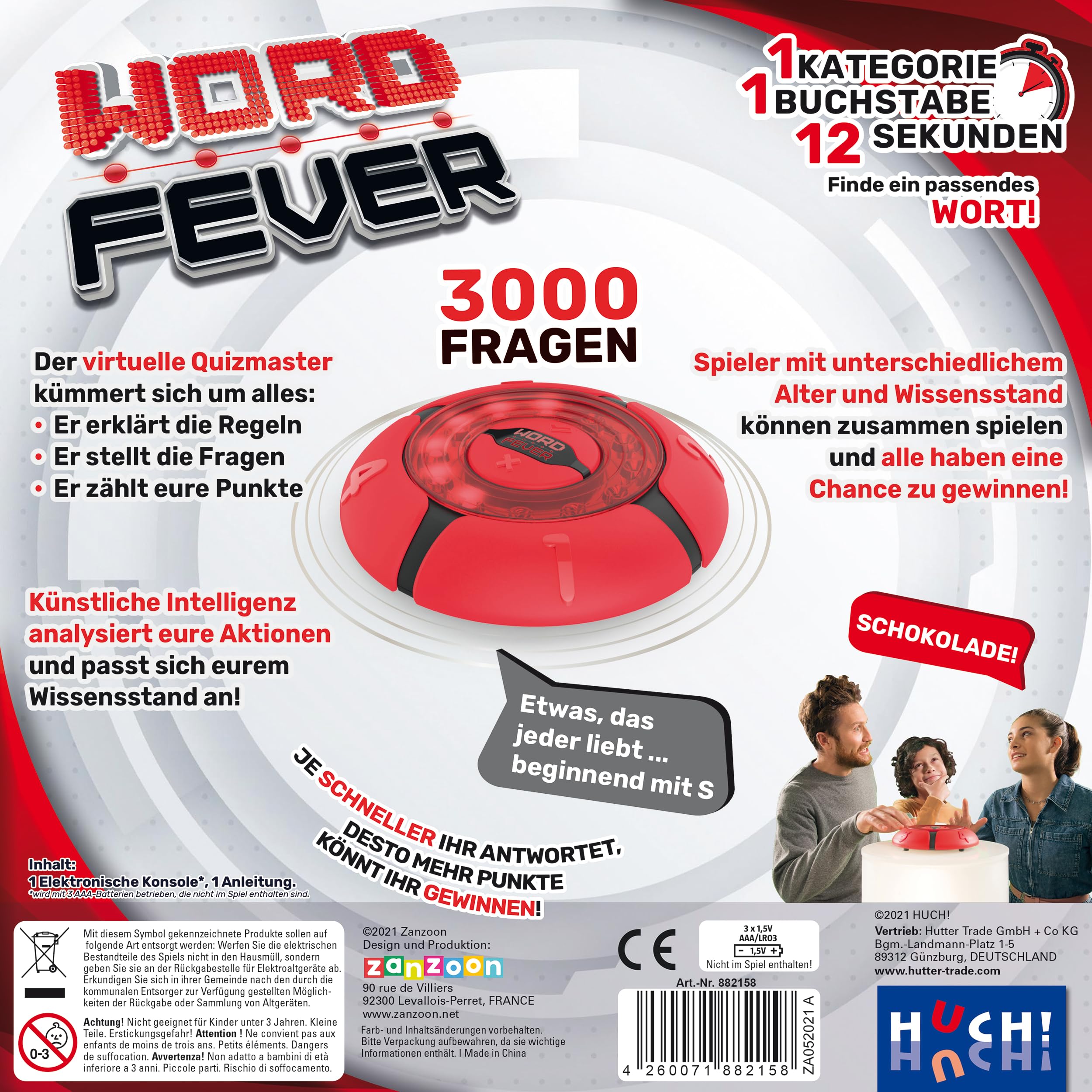 HUCH! Word Fever, Gioco di Famiglia