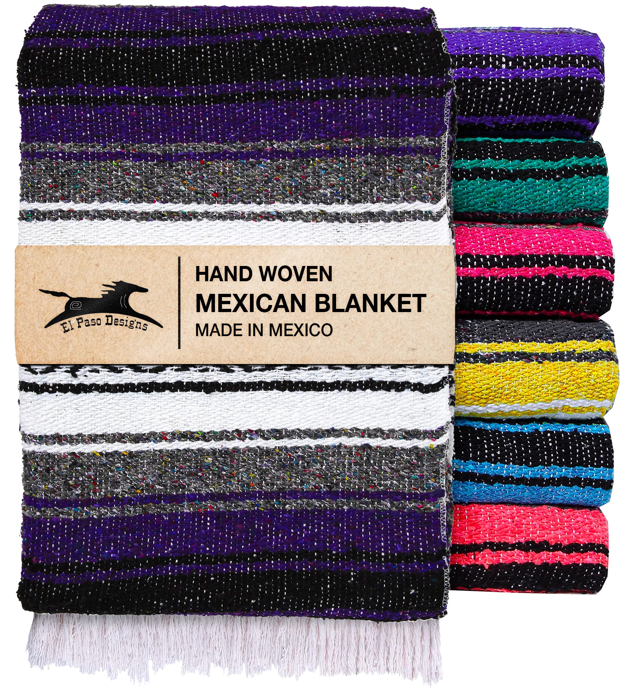 Amazon.co.jp: El Paso Designs メキシカン ヨガ ブランケット