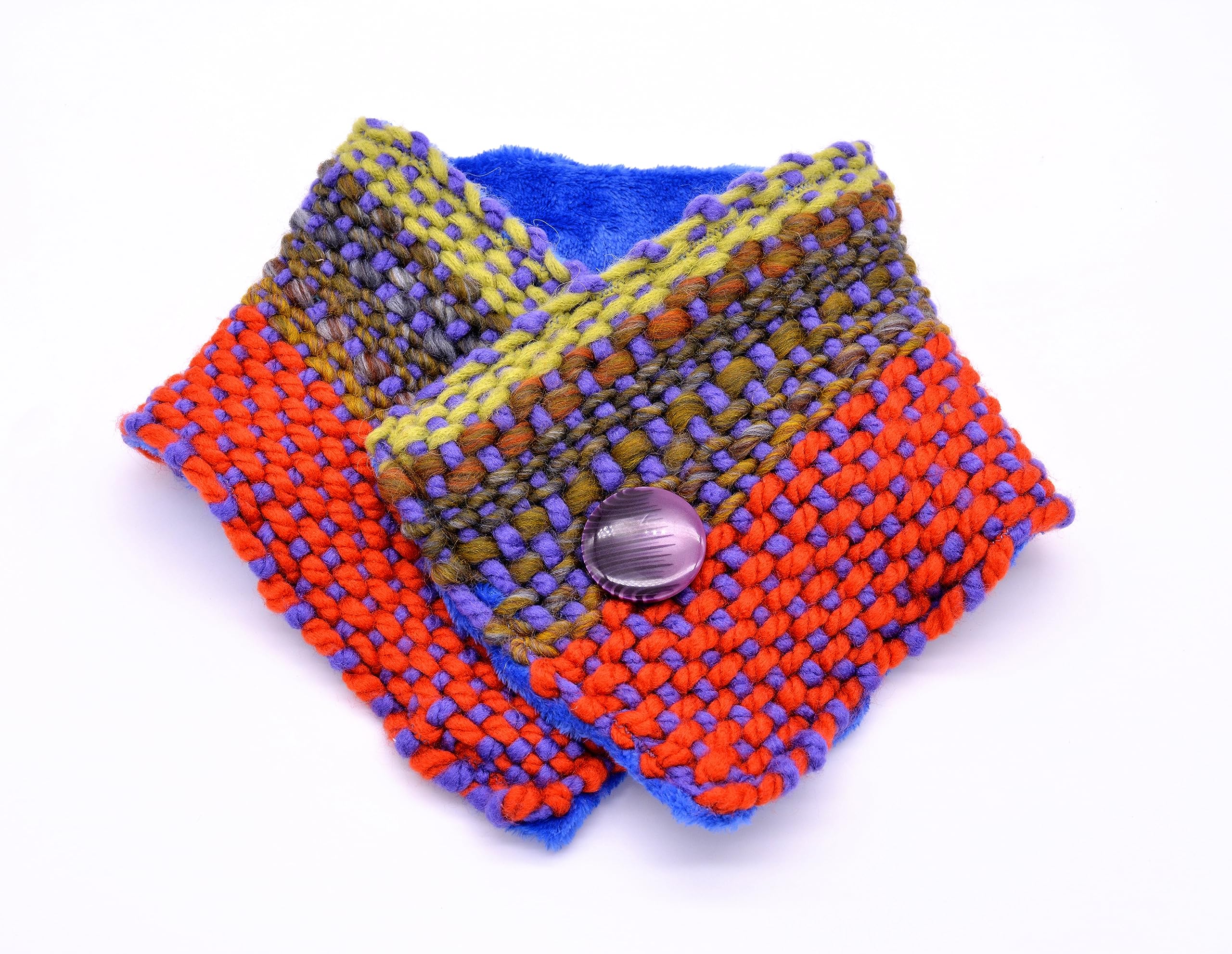 Cuello tejido a mano para mujer. Bufanda tejida a mano para mujer.