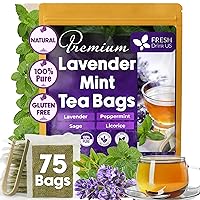 Vista 222 de FreshDrinkUS, 75 bolsas de té de cardo mariano premium, 100% natural y puro de semillas de cardo mariano. Té de hierbas con semillas de cardo