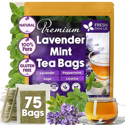 Miniatura 222 de FreshDrinkUS, 135 bolsas de té de cardo mariano premium, 100% natural y puro de semillas de cardo mariano. Té de hierbas con semillas de cardo