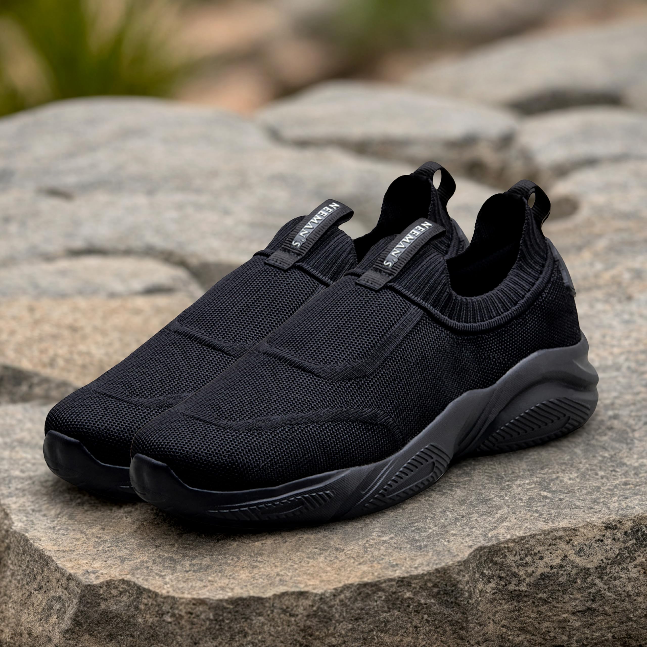 Neeman's Sole Max Slip-On Sneakers for Men | Stylish Casual Shoes with Padded EVA Insole | Breathable Lightweight Footwear | Everyday Sneaker for Boys 4