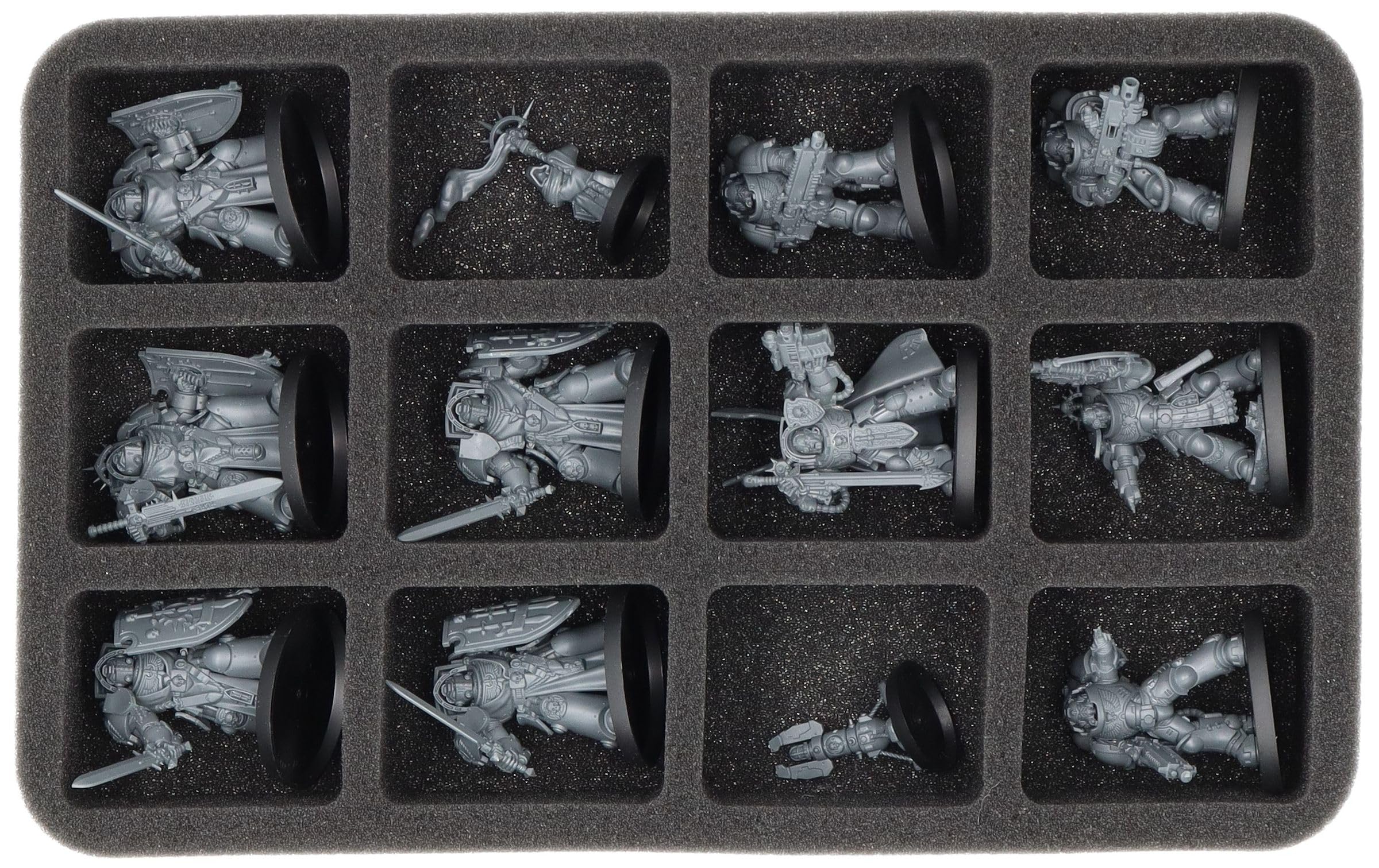 Feldherr HS050A147 foam tray compatible with Space Marines - 12 compartments