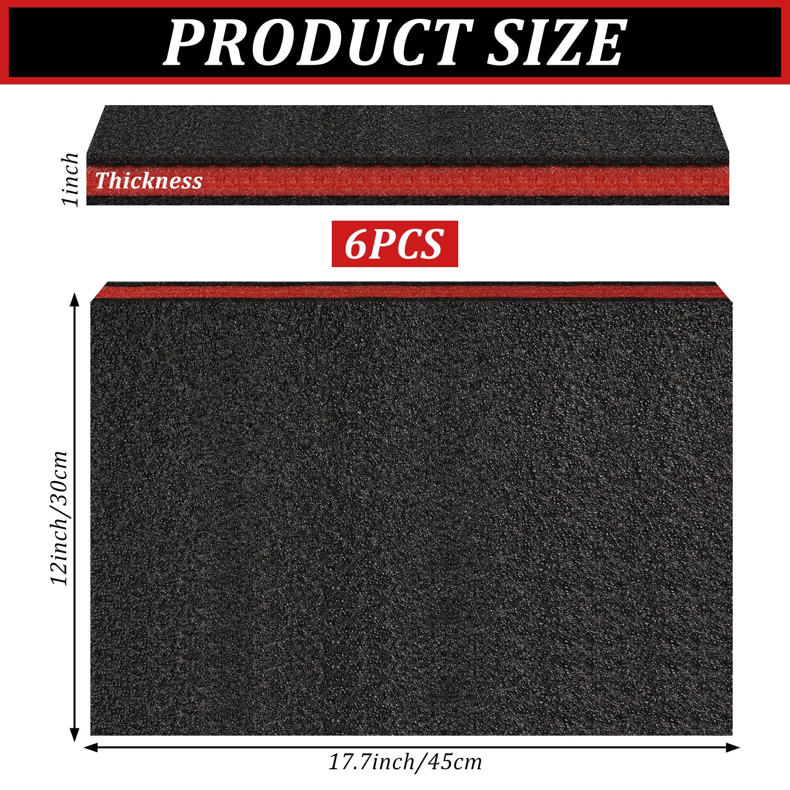 5 Pcs Tool Box Foam 17.3x12x1 Inch Tool Inserts For Cases Foam Sheets Box Organizer For Toolbox Cabinet Chest Drawer Storage Craft I.1681526438 5 Pcs Tool Box Foam 17.3x12x1 Inch Tool Inserts For Cases Foam Sheets Box Organizer For Toolbox Cabinet Chest Drawer Storage Craft I.1681526438