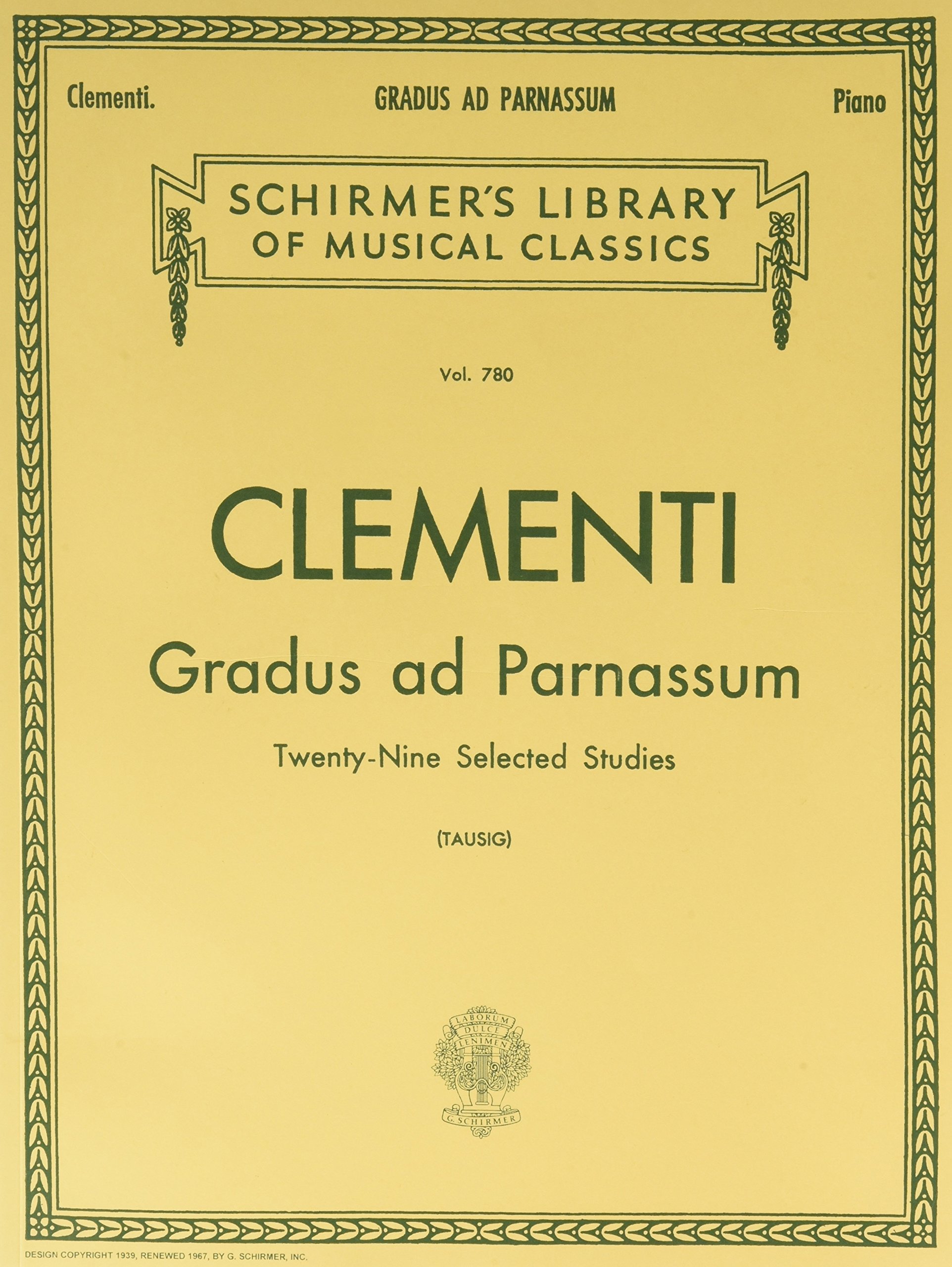 Muzio Clementi: Gradus Ad Parnassum (Schirmer's Library of Musical Classics)
