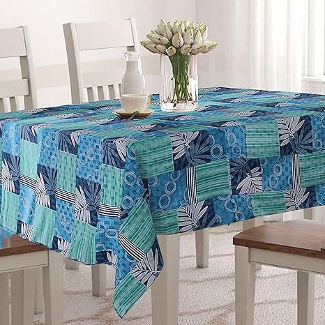 Star Weaves Dining Table Cover 6 Seater Printed Table Cover Without Lace Size 60