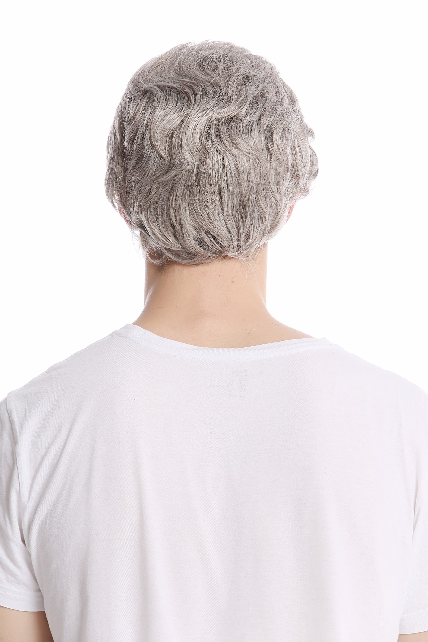 WIG ME UP - GFW355A-51 Men Gents Wig short casual youthful modern look light grey gray, Gray (51), Length: approx. 20 cm - Image 3