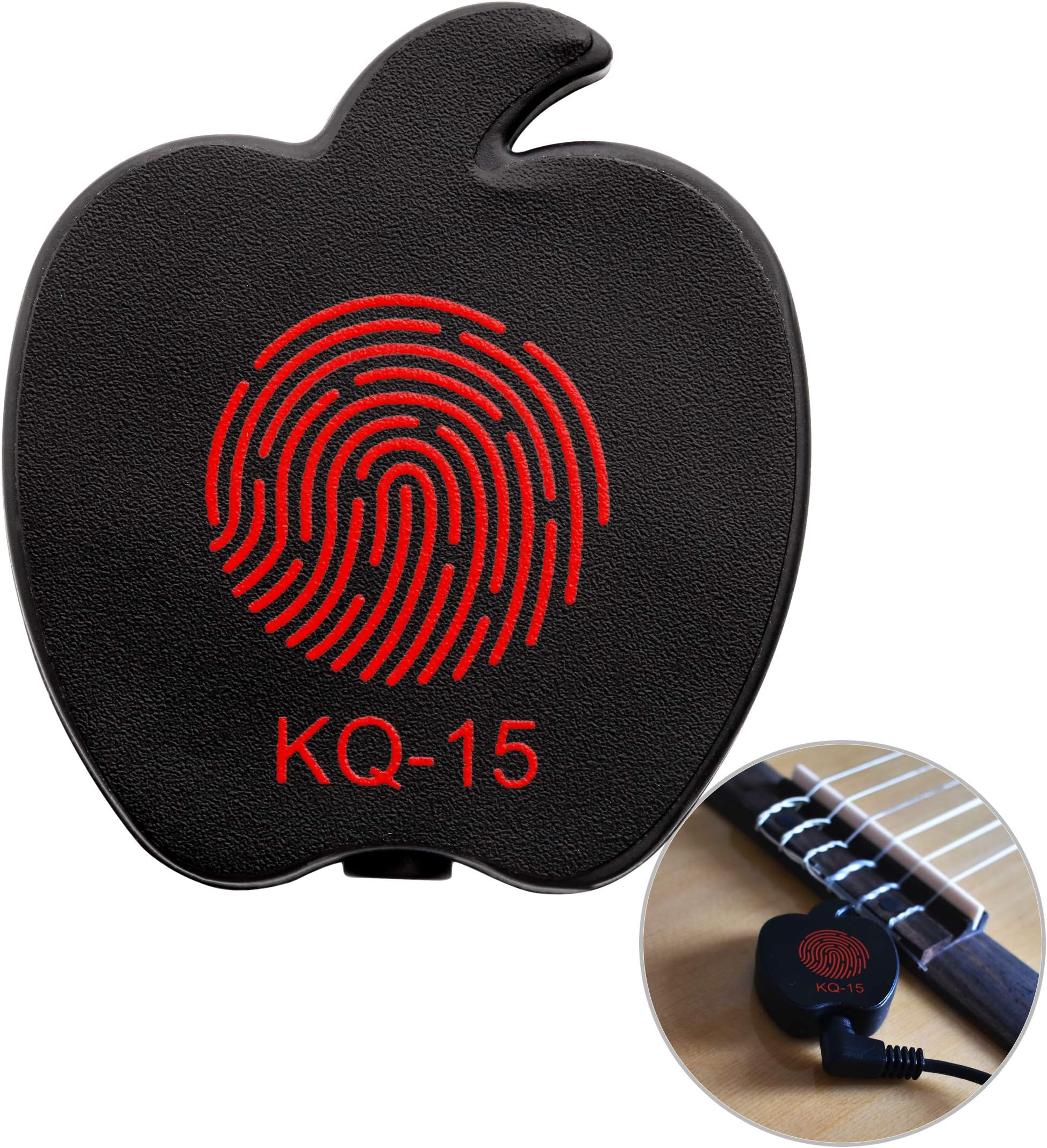 Acoustic Guitar Pickup, Piezo Contact Microphone Transducer for Acoustic Guitar, Ukulele, Violin, Mandolin, Banjo, Cello, Kalimba etc.