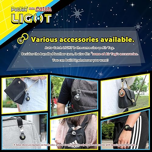 Miniatura 10 de Brook Pocket Auto Catch Light - Dual Accounts Portable Version of Auto Catcher, The Smallest Auto Catch Accessory as AirTag, 2P Auto Catching Pocket