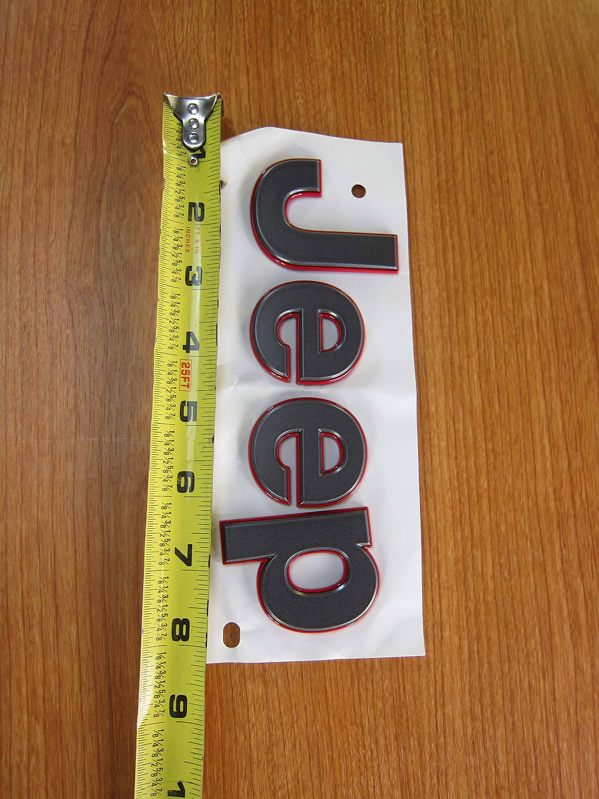 2018-2019 Jeep Wrangler JL Black Nameplate NEW MOPAR OEM