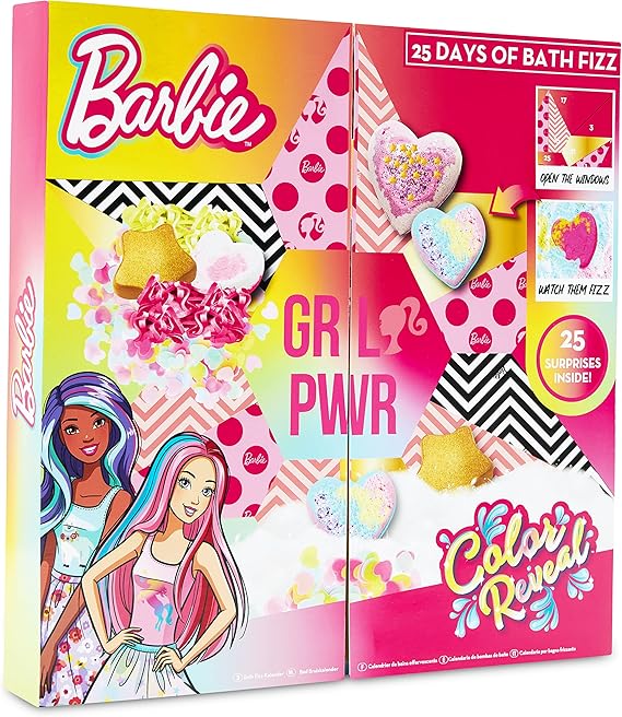 Barbie Advent Calendar, Bath Fizzer Advent Calendar 2023