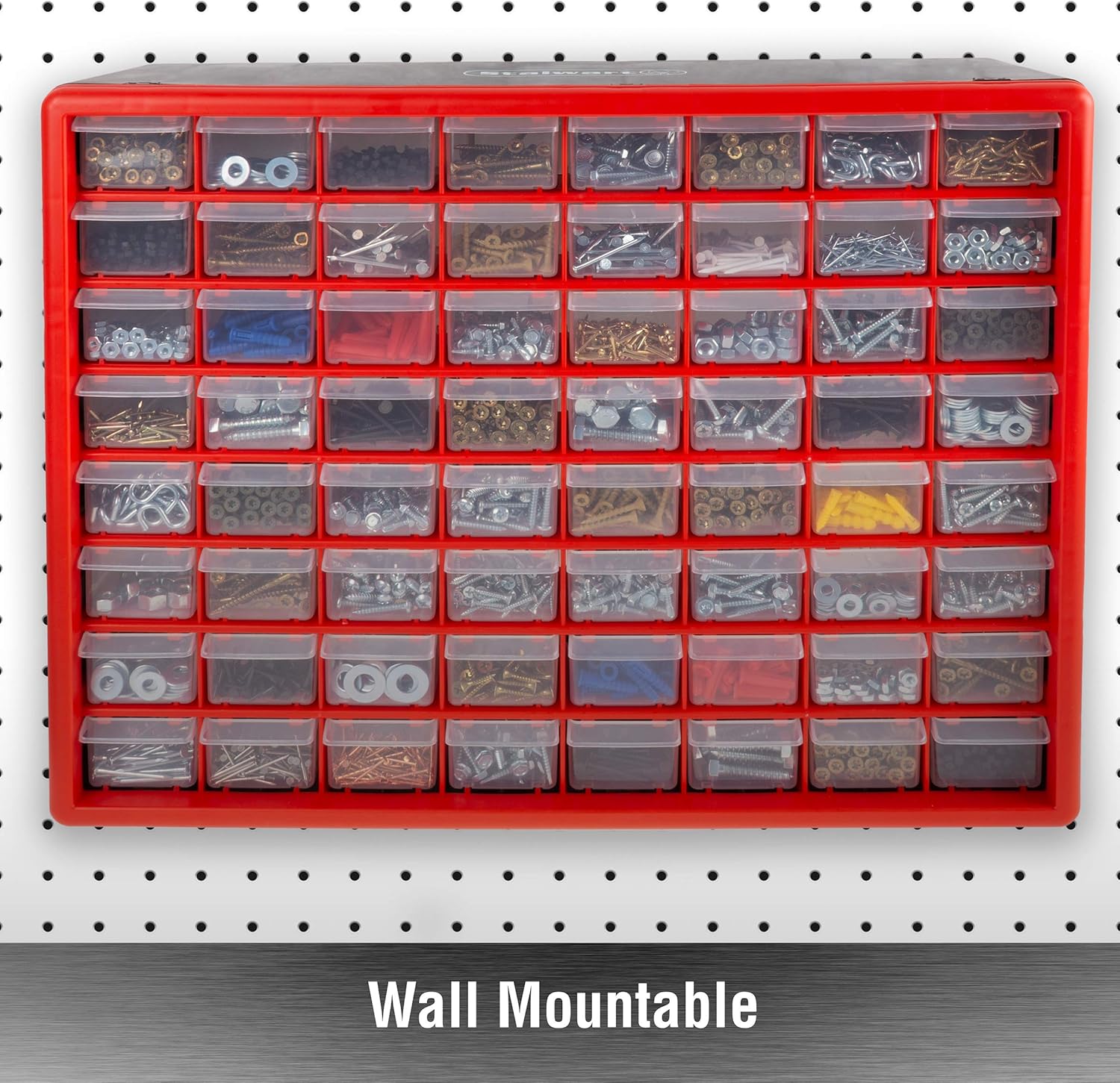 Blасk Frіdау - 60% оƒƒ Storage Drawers-64 Compartment Organizer Desktop or Wall Mountable Container for Hardware, Parts, Craft Supplies, Beads, Jewelry, and More by Stalwart Uр Tо 60% оƒƒ Storage Drawers-64 Compartment Organizer Desktop or Wall Mountable Container for Hardware, Parts, Craft Supplies, Beads, Jewelry, and More by Stalwart