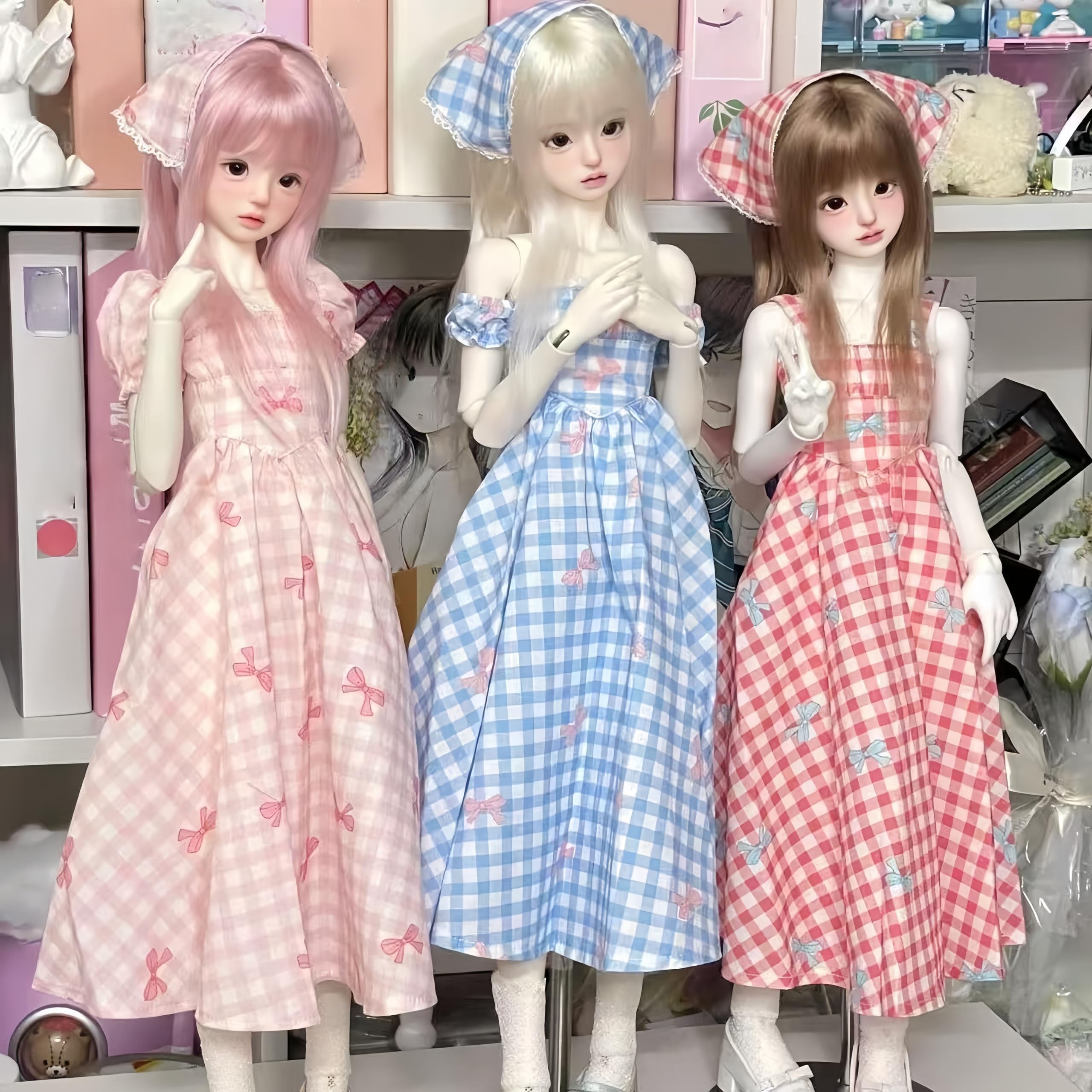 Bjd Vestiti per bambole, snodati a sfera, fatti a mano, molti stili, per 1/3 1/4 1/6 bjd (M (vestiti e pantaloni), 1/3)