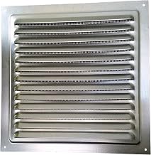 250x250mm Metal Ventilation Grille with Mosquito Netting, Duct Extraction Moisture Control, Ventilation System