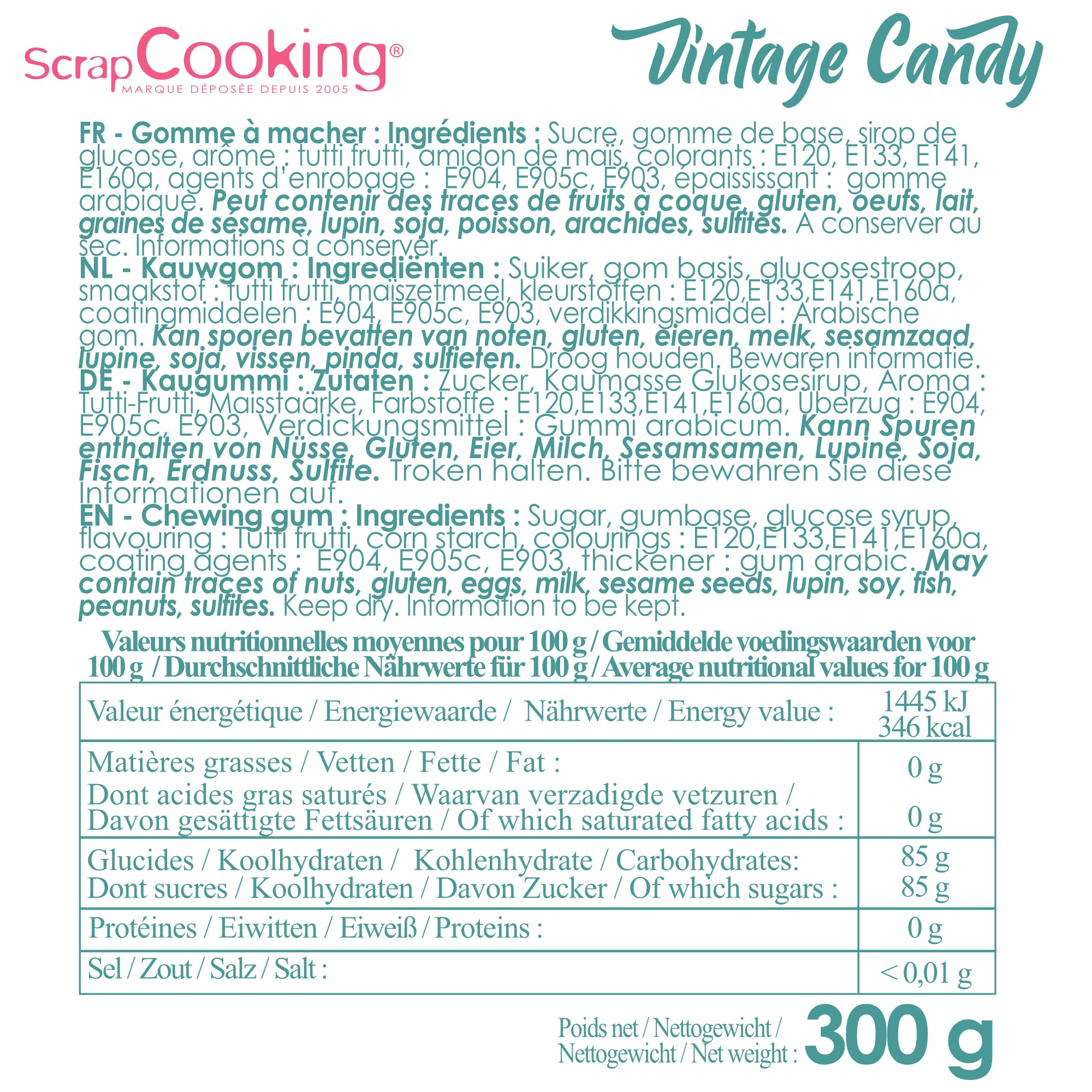 ScrapCooking - Distributeur de Bonbons/de Cacahuètes Vintage Candy - Machine à Chewing Gums Rétro - Bonbonnière Bubble Gums avec Vrai Monnayeur - Verre & Métal - Rouge, Pot