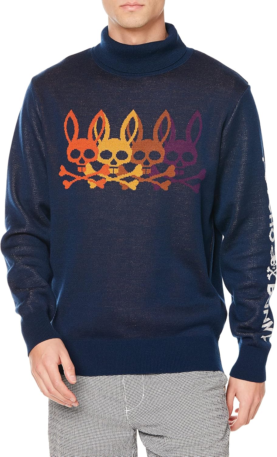 Psycho Bunny ゴルフ ジャガードタートルセーター M