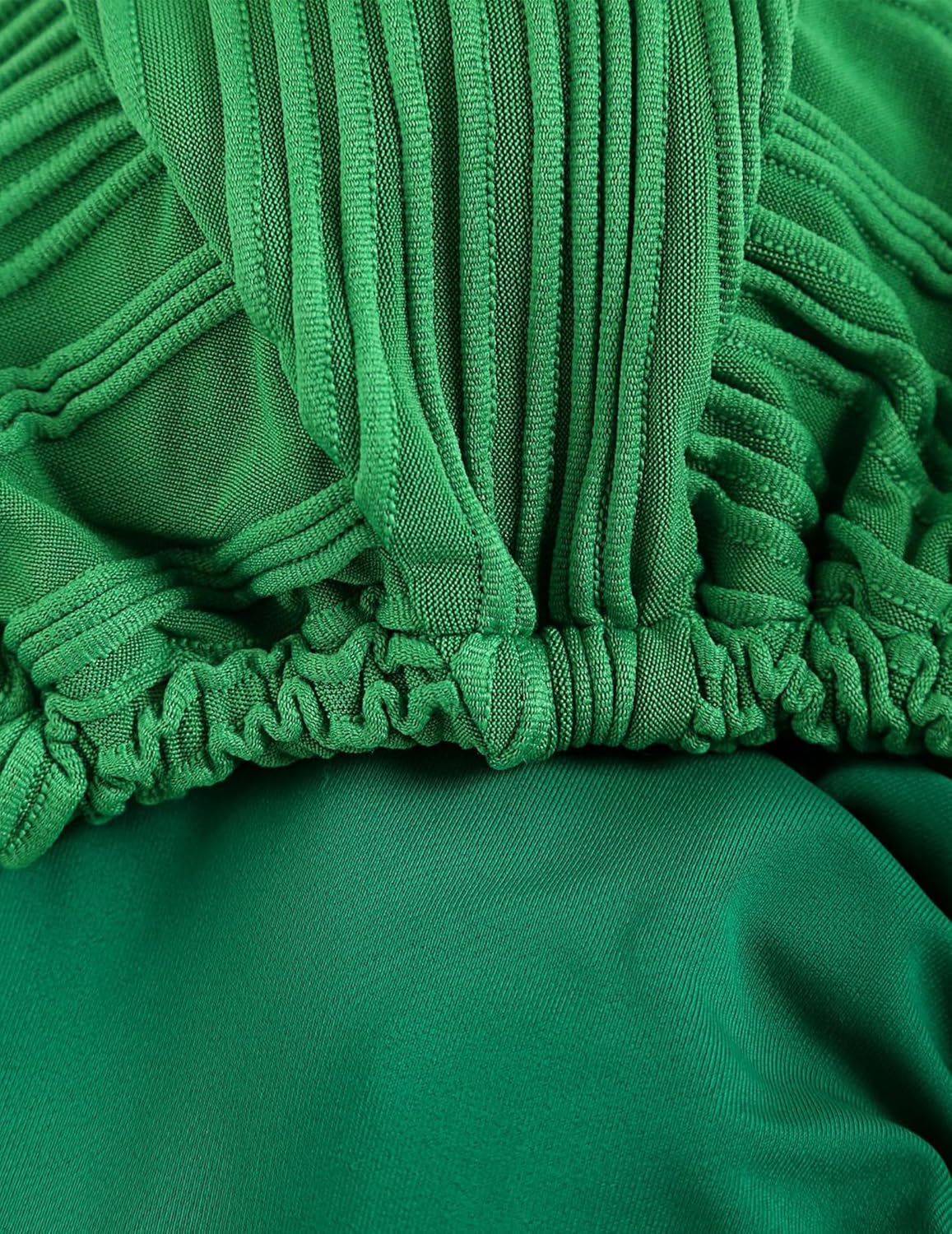 ZAFUL Bikini Sets for Women Halter Two Piece Swimsuit Ribbed High Cut Tie Side Thong Bathing Suit Sexy Padded Swimwear - Image 5