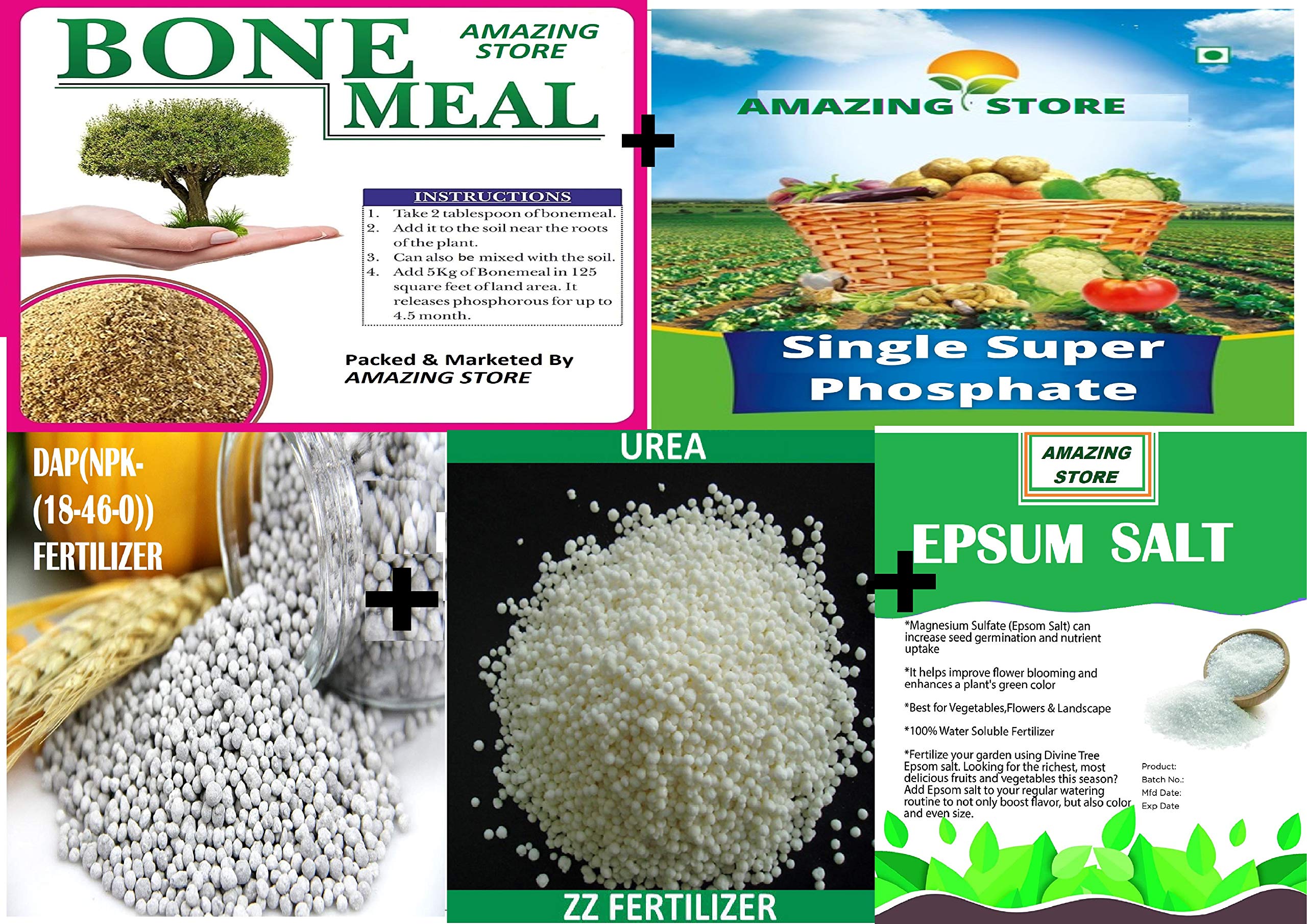 Buy Amazing Store Meal Fertilizer, Urea, Super Phosphate, DAP, Epsom