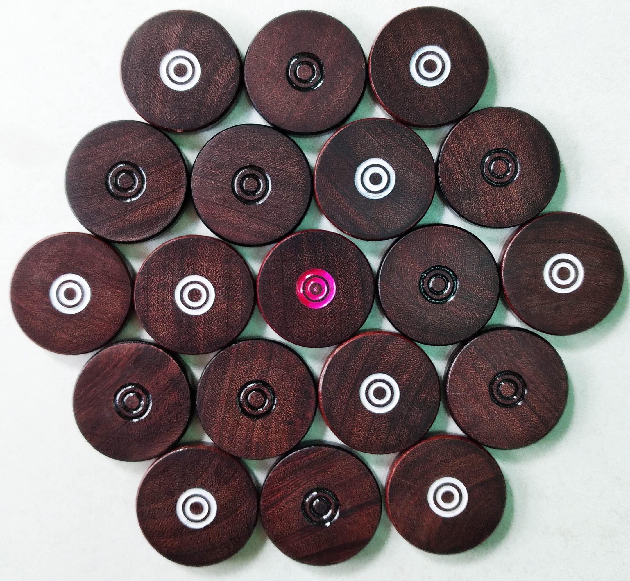 Altrona Super First Babla Wood Carrom Coin Tournament and Professional for All Ages Carrom Board Playing (24 Carrom Coin 6.65 grm aprx. Each and Official Size) (B0C4FL16MV) Amazon Price History, Amazon Price Tracker