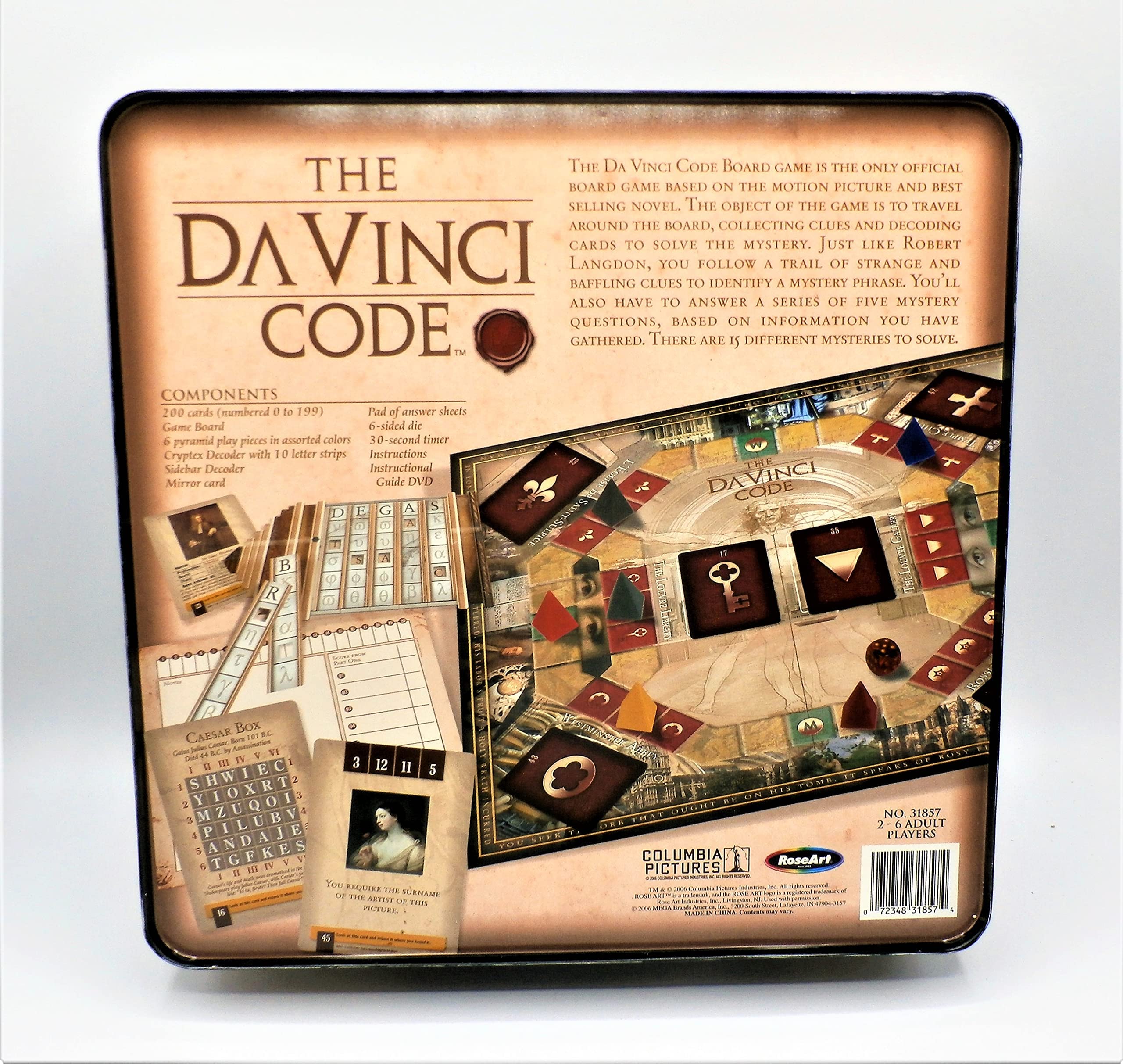 Amazon.co.jp: The Da Vinci Code Board Game [並行輸入品