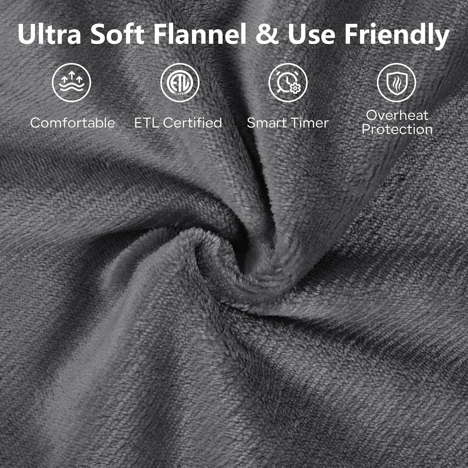 review Electric Heated Blanket Throw 84